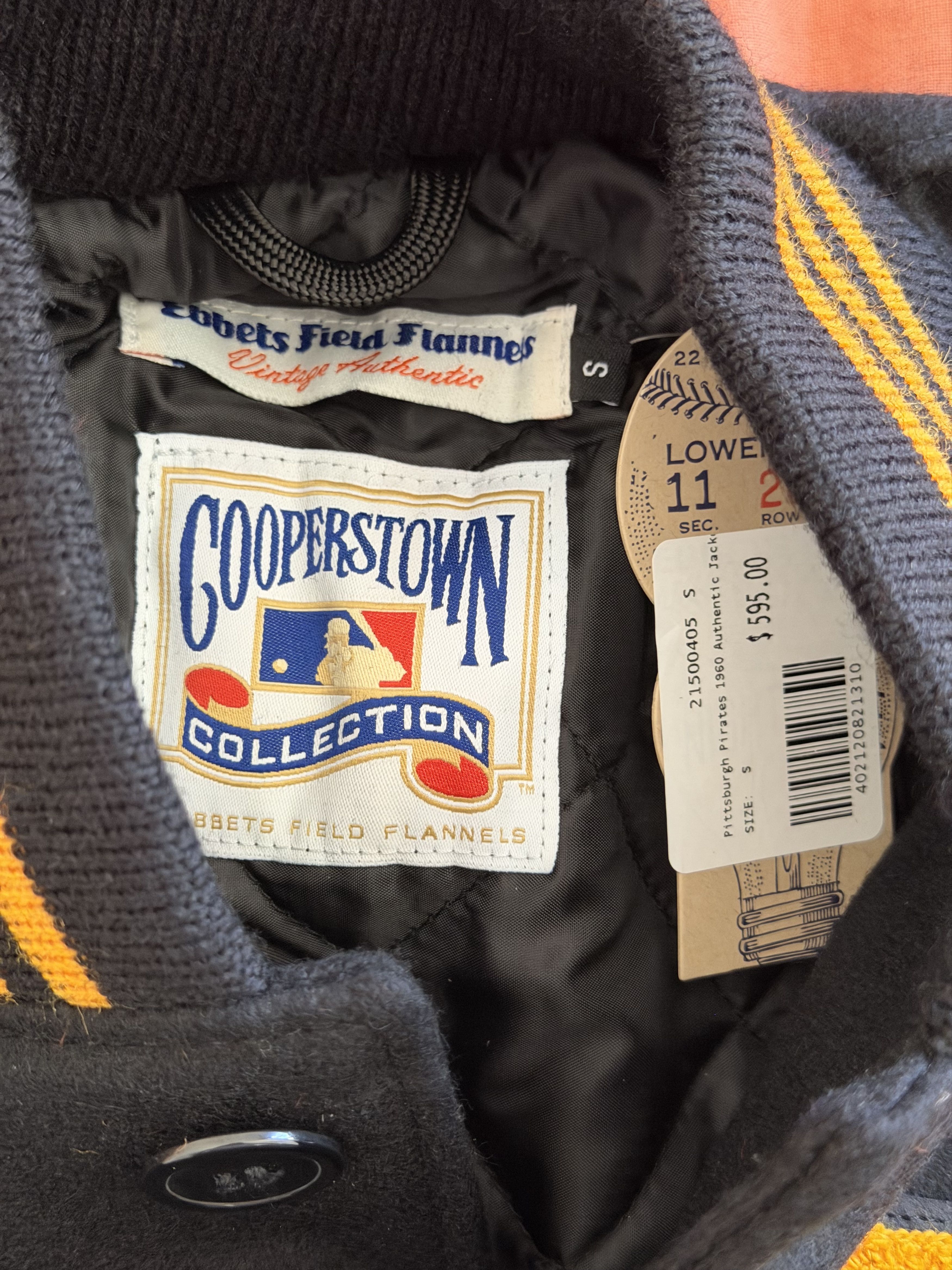 Ebbets Field Flannels Ebbets Field 1960 Pittsburgh Pirates Wool Varisty Jacket Size US S / EU 44-46 / 1 - 8 Thumbnail