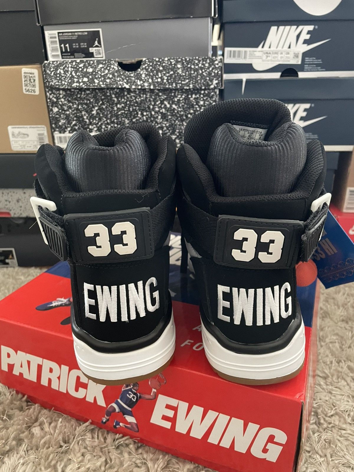 Ewing Athletics Patricks Ewing 33 HI Black/Gum Size US 9 / EU 42 - 6 Thumbnail