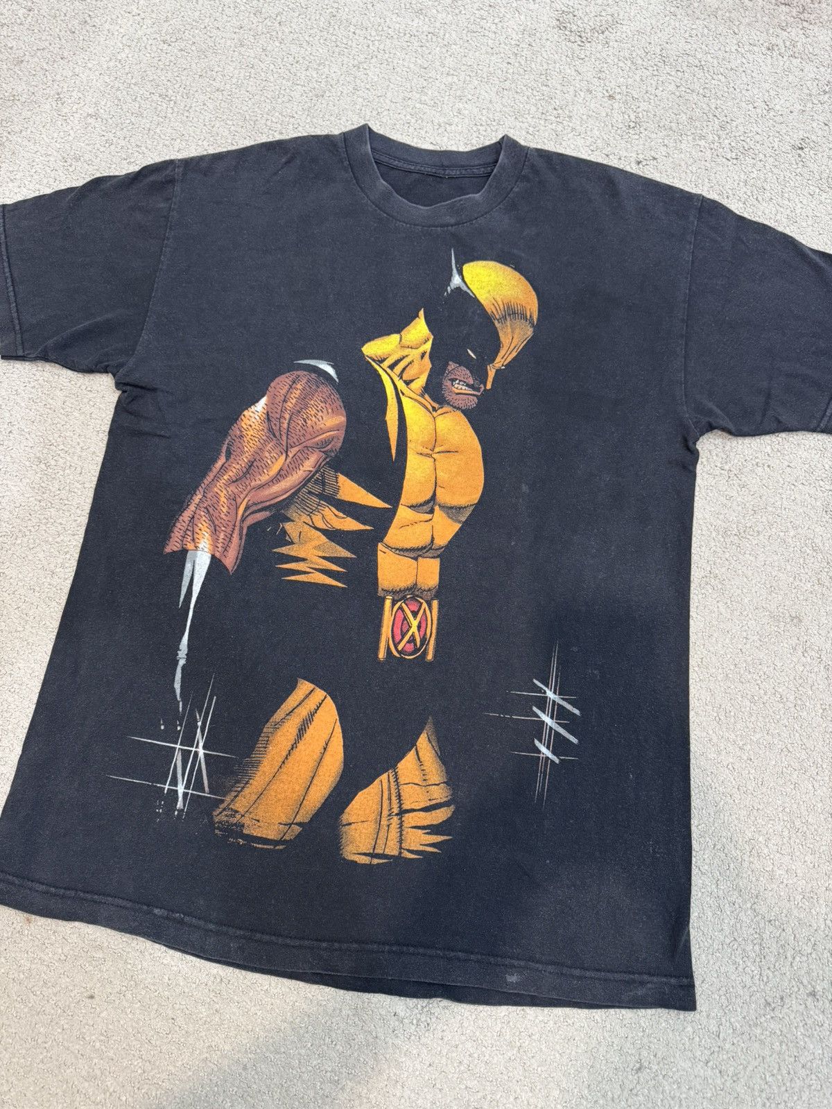 Wolverine Final Drop💥Vintage Wolverine X-Men Marvel Big Photo Size US L / EU 52-54 / 3 - 3 Thumbnail