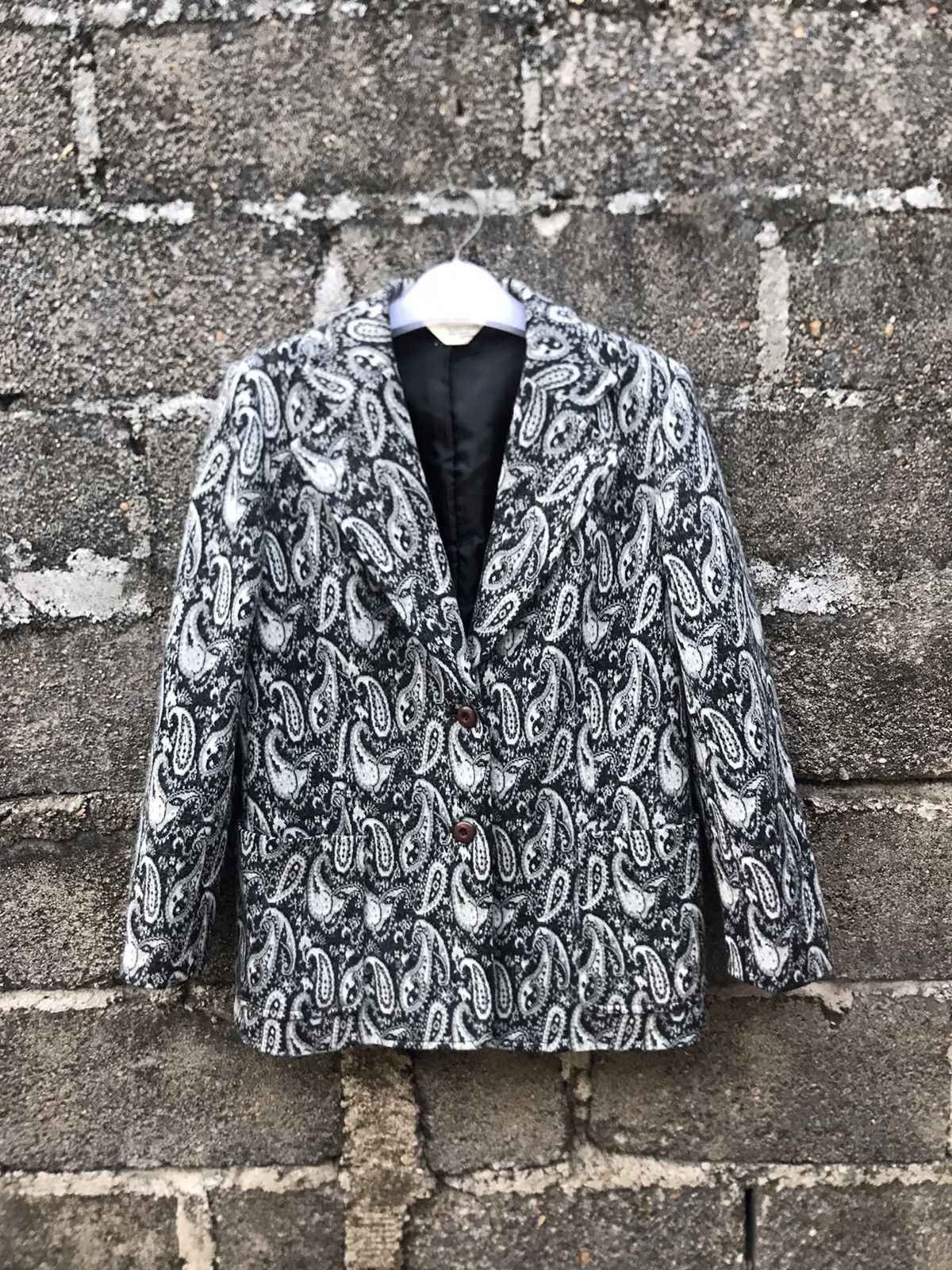 Designer × Japanese Brand × Vintage 🌟Vintage Lovely Queen Wool Paisley Coat Size S / US 4 / IT 40 - 1 Thumbnail