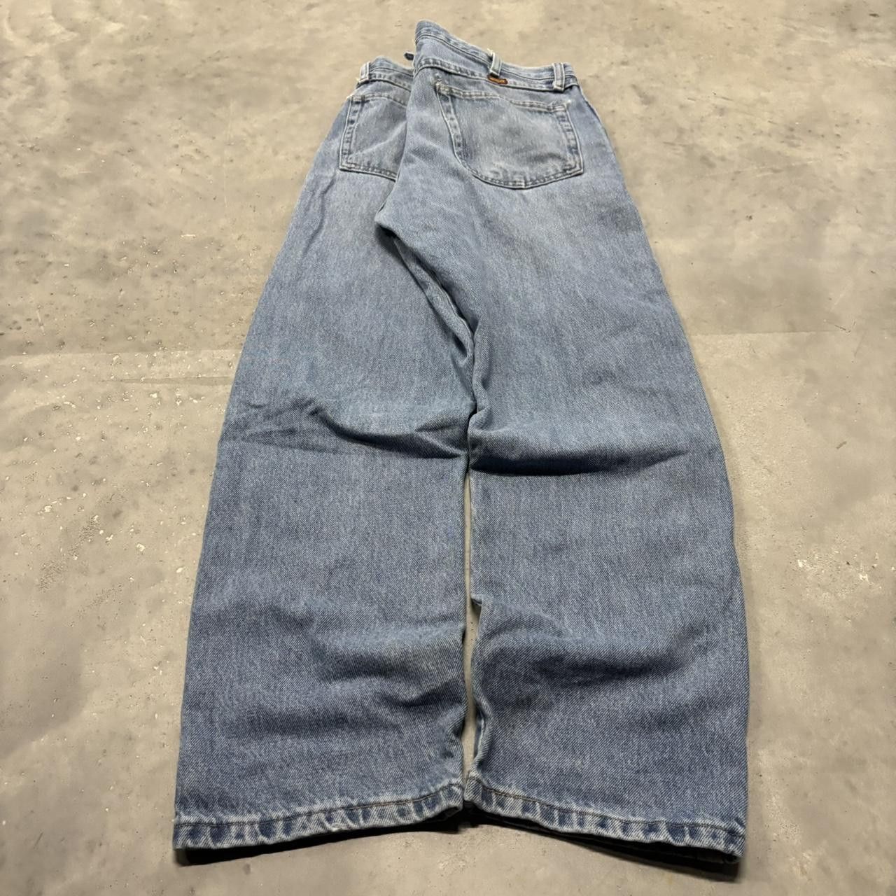 Japanese Brand × Vintage Crazy Vintage Y2K/2000s Light Wash Essential Denim Jeans! Size US 34 / EU 50 - 4 Thumbnail