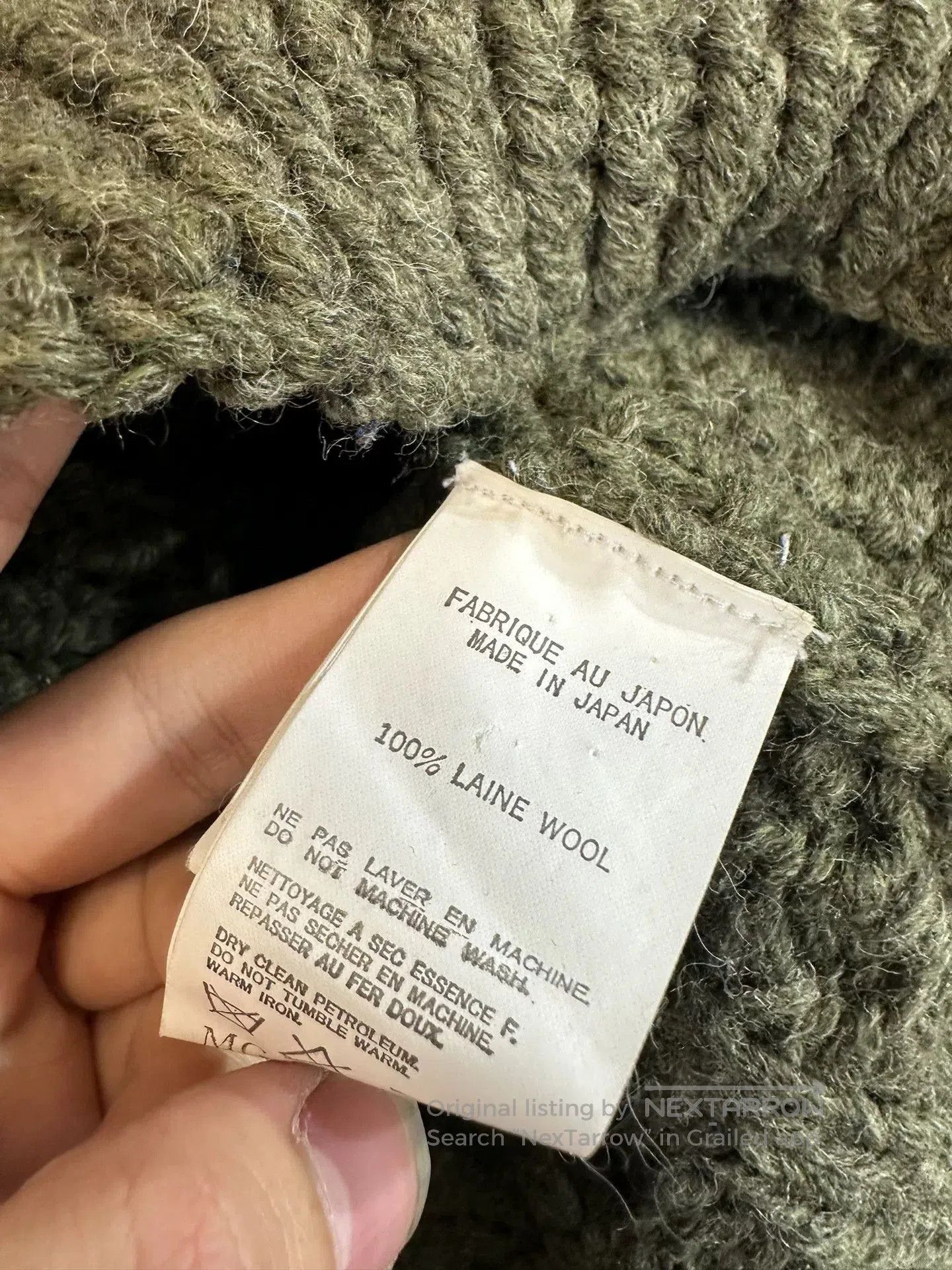 Yohji Yamamoto Yohji Yamamoto Men's Knit Sweater Jacket. Size US L / EU 52-54 / 3 - 7 Thumbnail