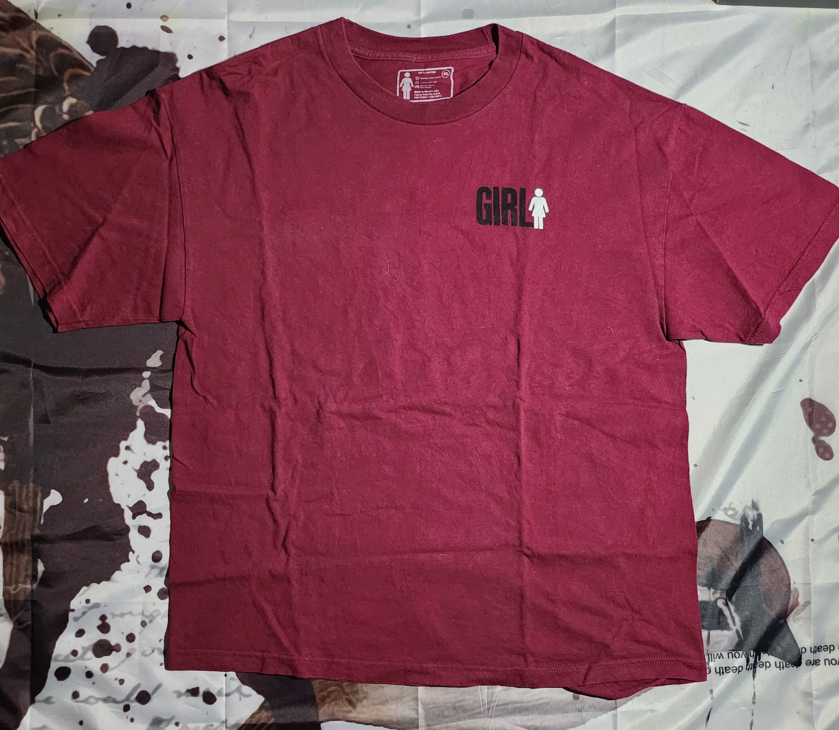 Girl Skateboards × Vintage Girl Skateboards Tee Size US XL / EU 56 / 4 - 1 Thumbnail
