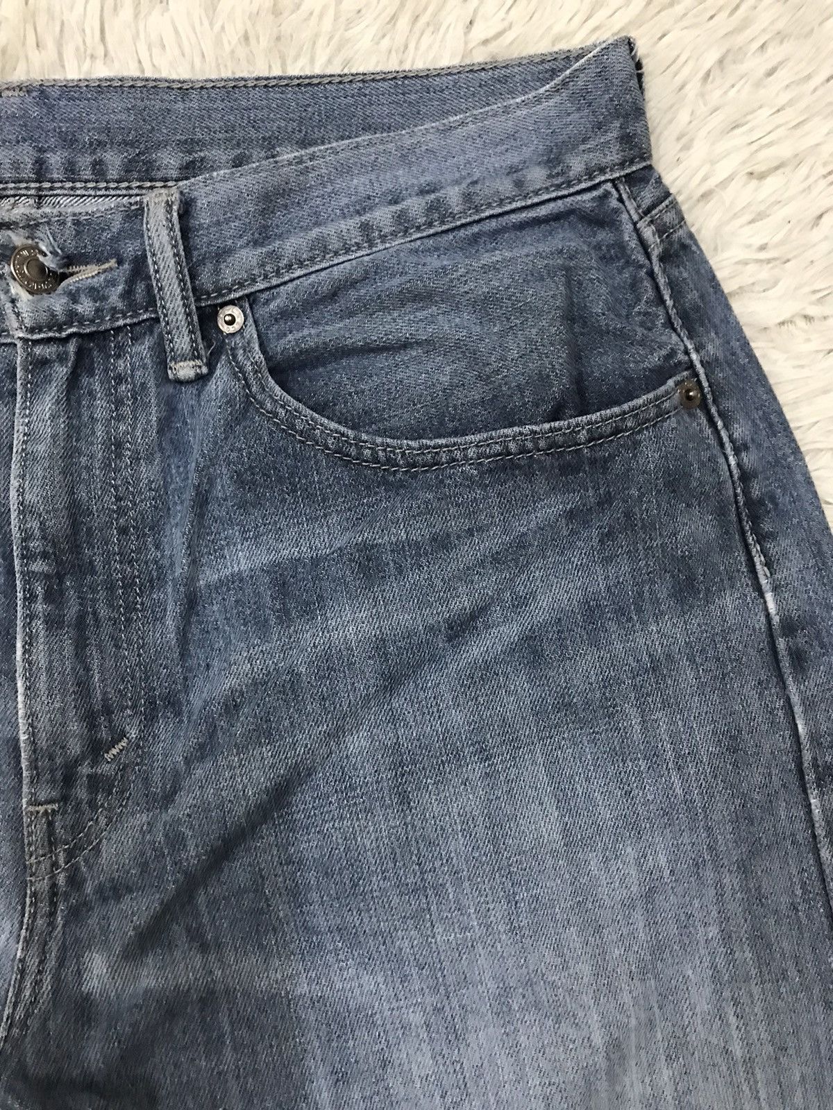 Levi's Vintage Clothing × Vintage Vintage Levis Lot 505 Single R Distressed Denim Jeans Size US 34 / EU 50 - 5 Thumbnail