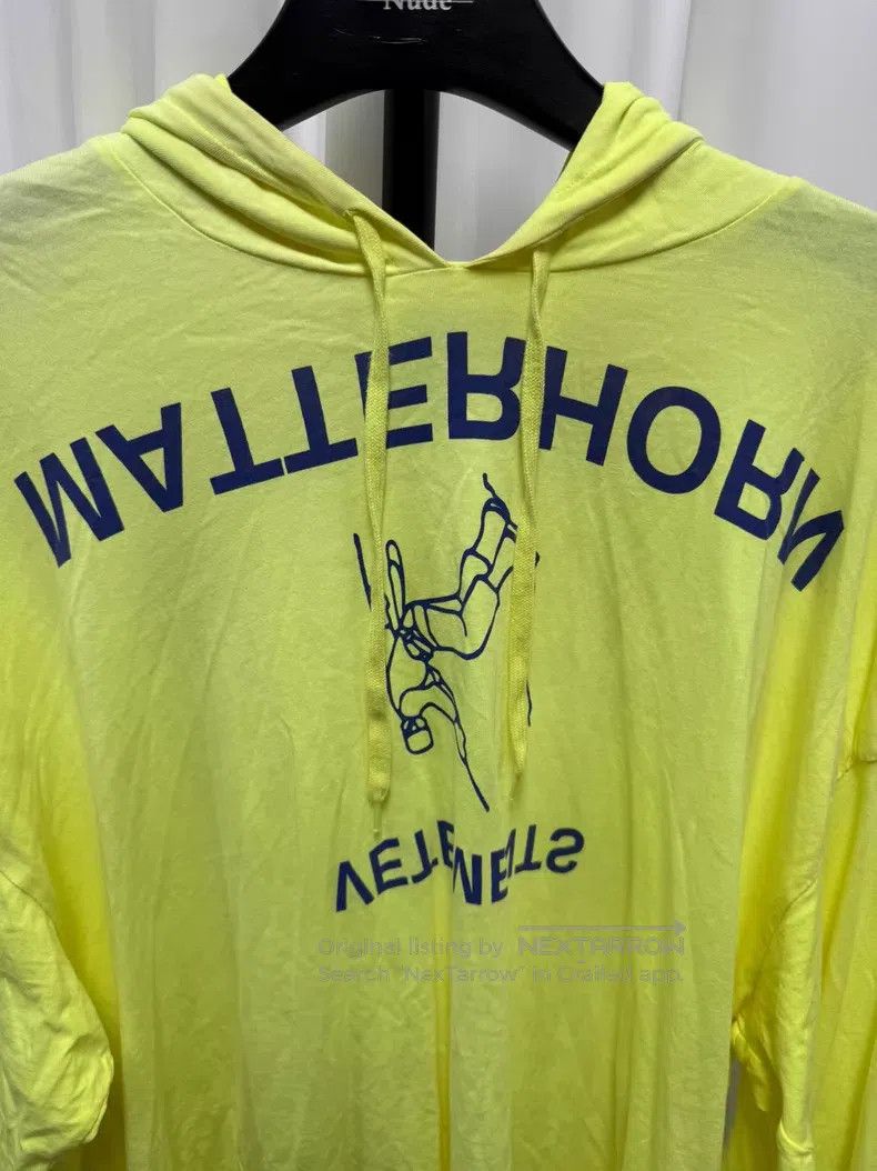 Vetements VETEMENTS Fluorescent Yellow Sweatshirt Size US M / EU 48-50 / 2 - 2 Thumbnail