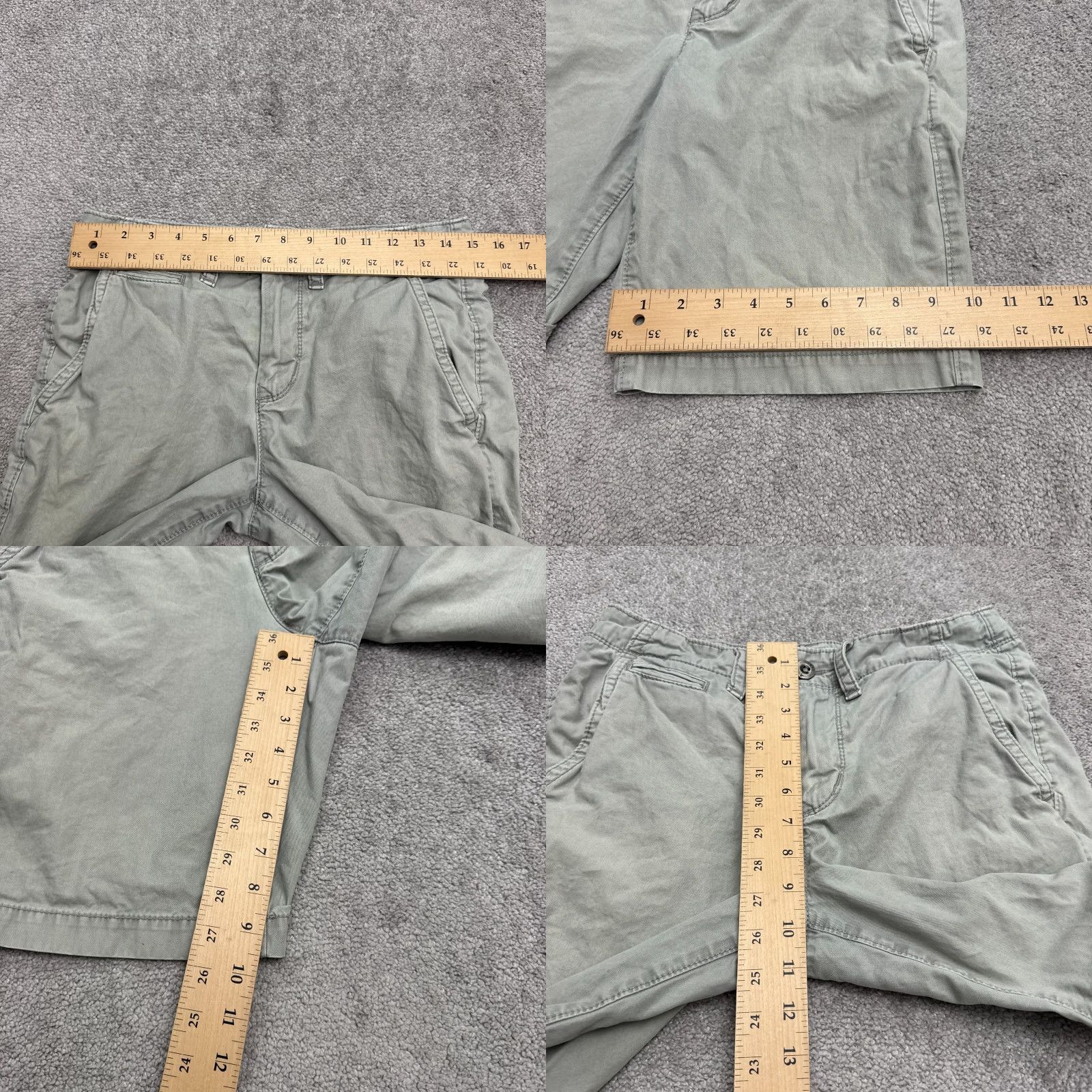 American Eagle Outfitters American Eagle Outfitters Prep Length Classic Chino Shorts Mens 28 Green Blue Cotton Casual 90s? Size US 30 / EU 46 - 8 Thumbnail
