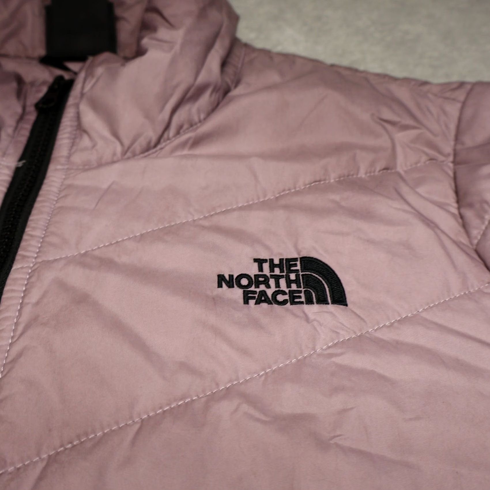The North Face The North Face Jacket Womens L Pink Full Zip Quilted Puffer Light Mauve Urban Outdoors Casual Travel Ladies Large Pink Venturer Size L / US 10 / IT 46 - 3 Thumbnail
