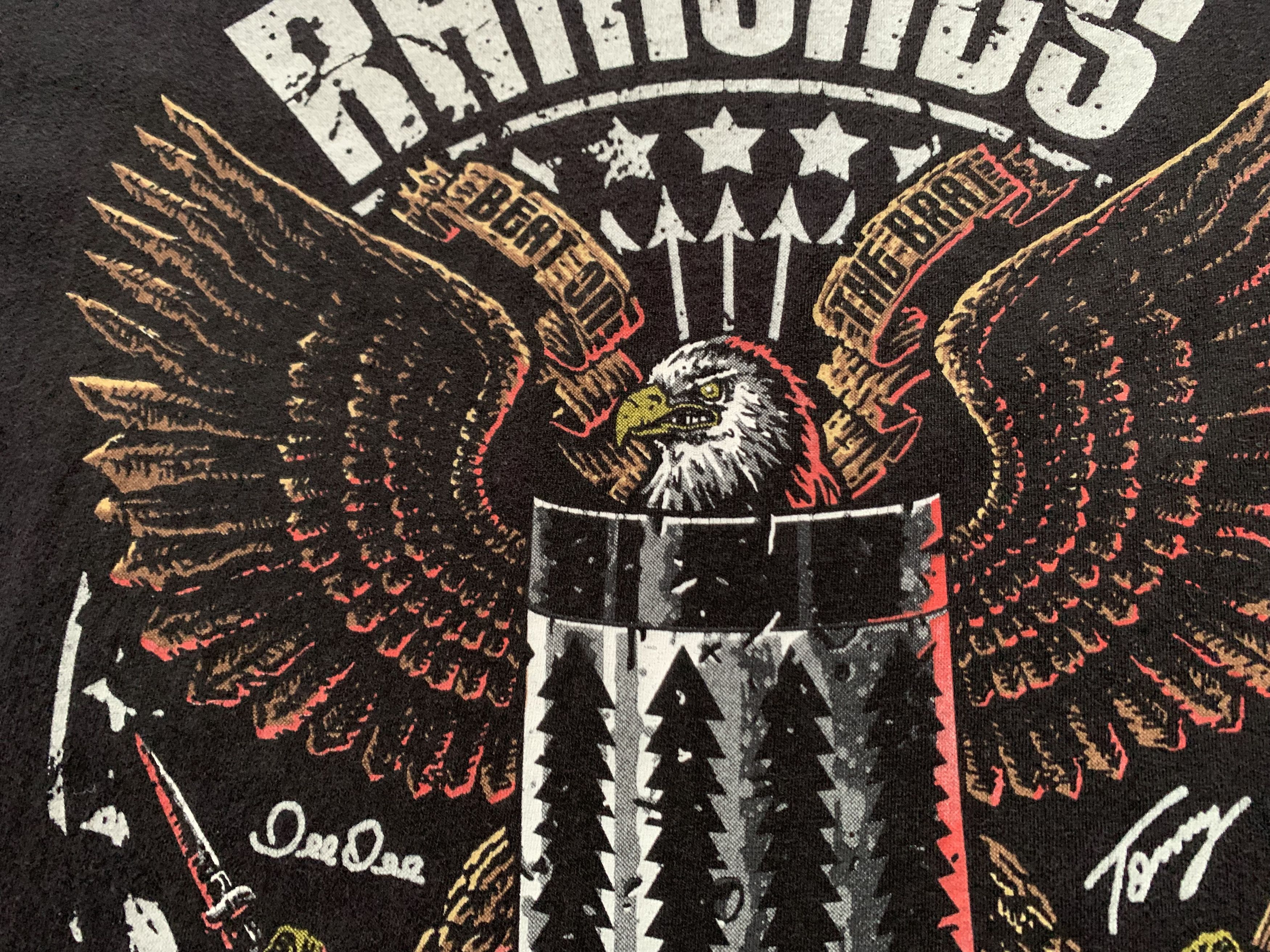 Band Tees Rare Ramones 2018 Big Logo Black T Shirt Size US L / EU 52-54 / 3 - 6 Thumbnail