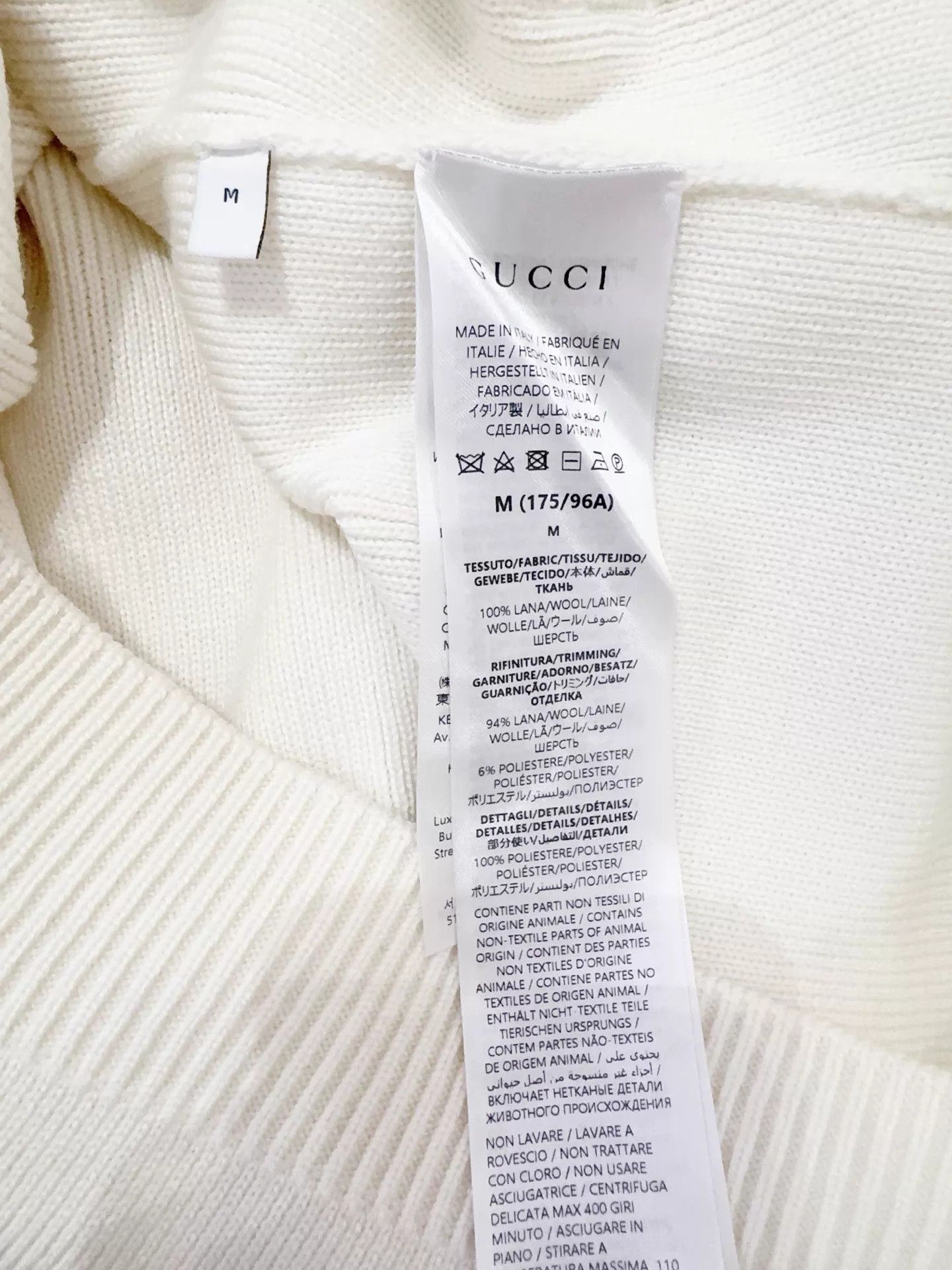 Gucci Gucci 25 SS Preppy Cardigan M New With Tags Cuff Logo Size M / US 6-8 / IT 42-44 - 6 Thumbnail