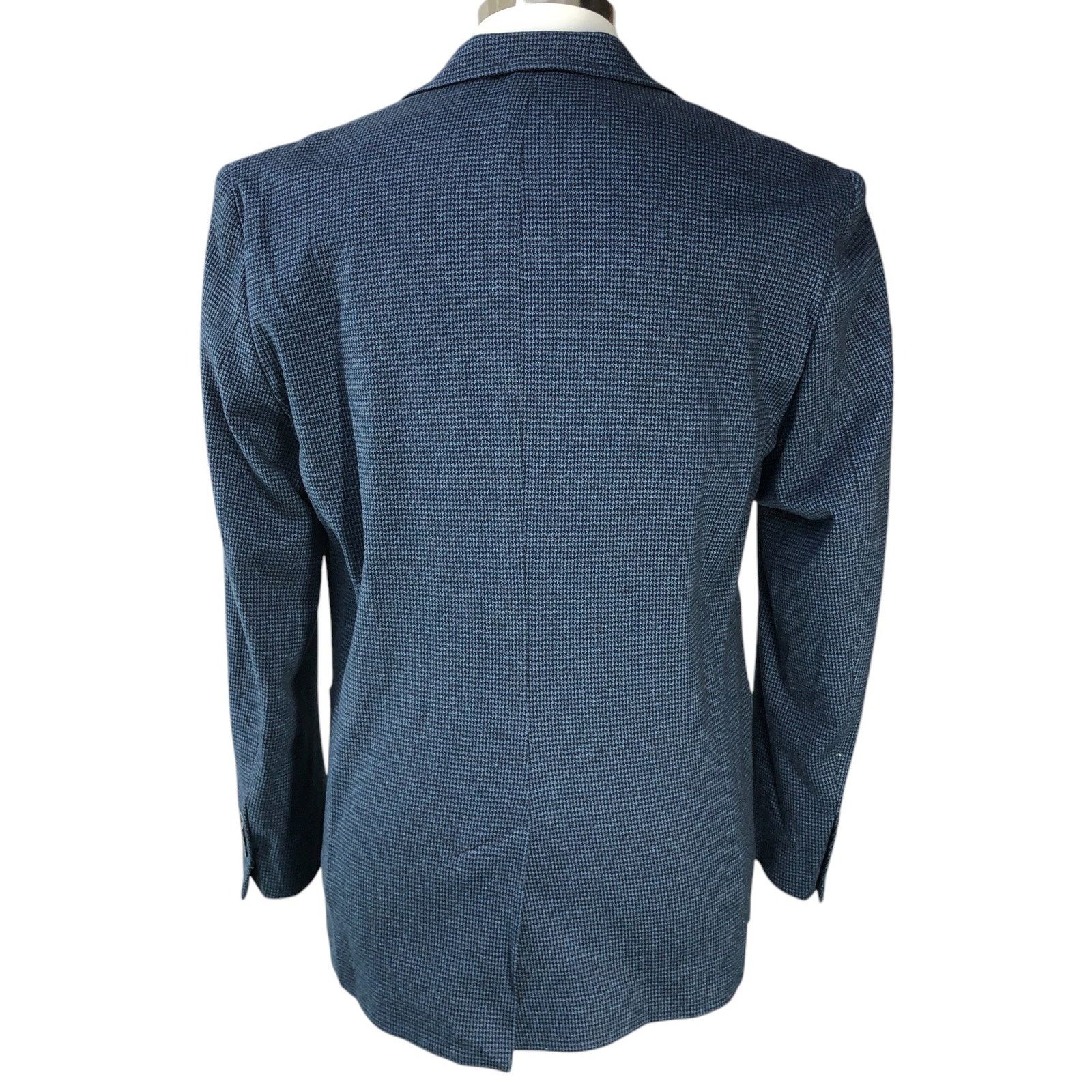 Hart Schaffner Marx Hart Schaffner Marx Sz L Sport Coat Unstructured Houndstooth Size 44R - 9 Thumbnail