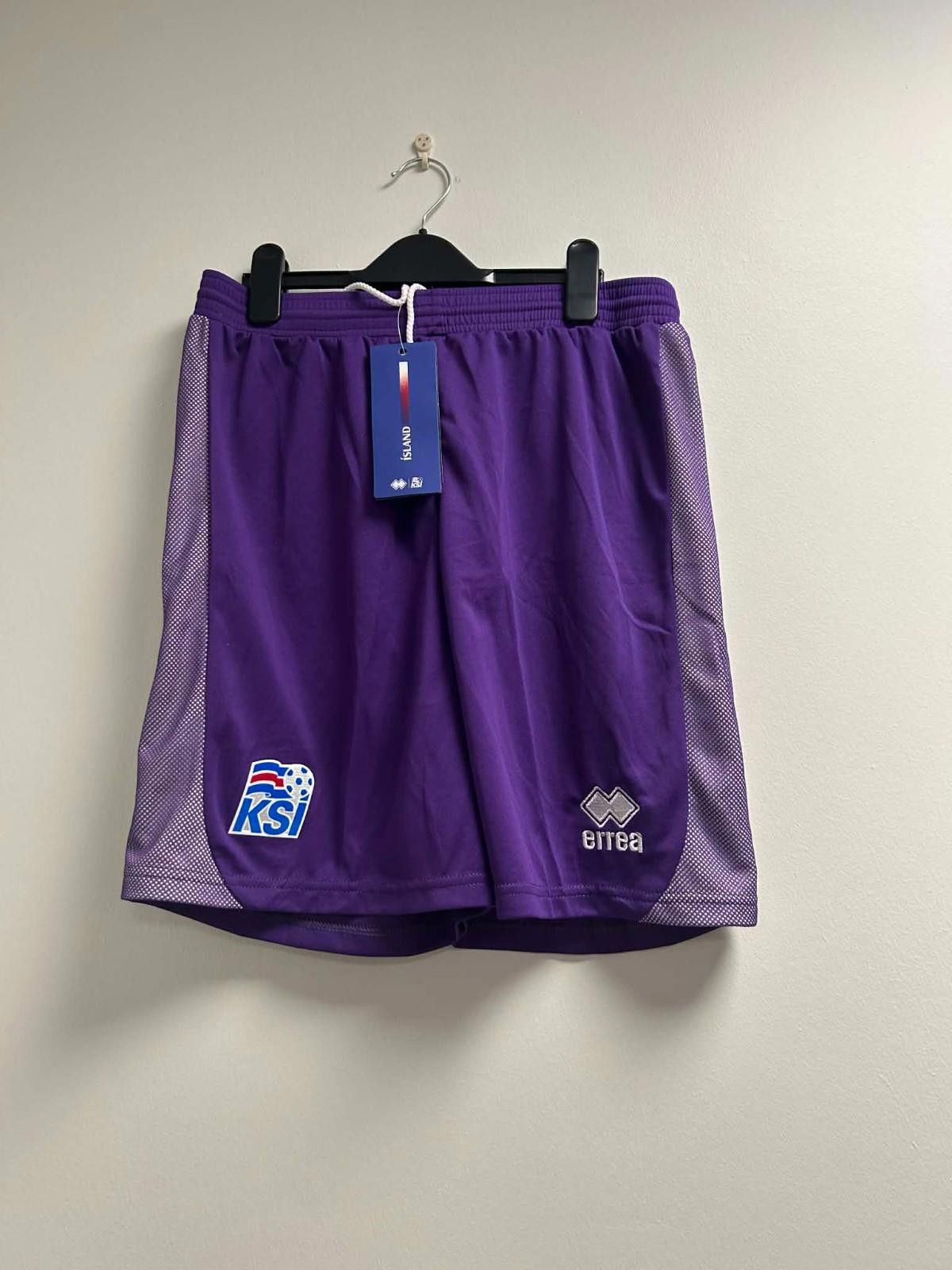Errea Iceland 2014-2015 Football Shorts (BNWT) M Size ONE SIZE - 1 Preview