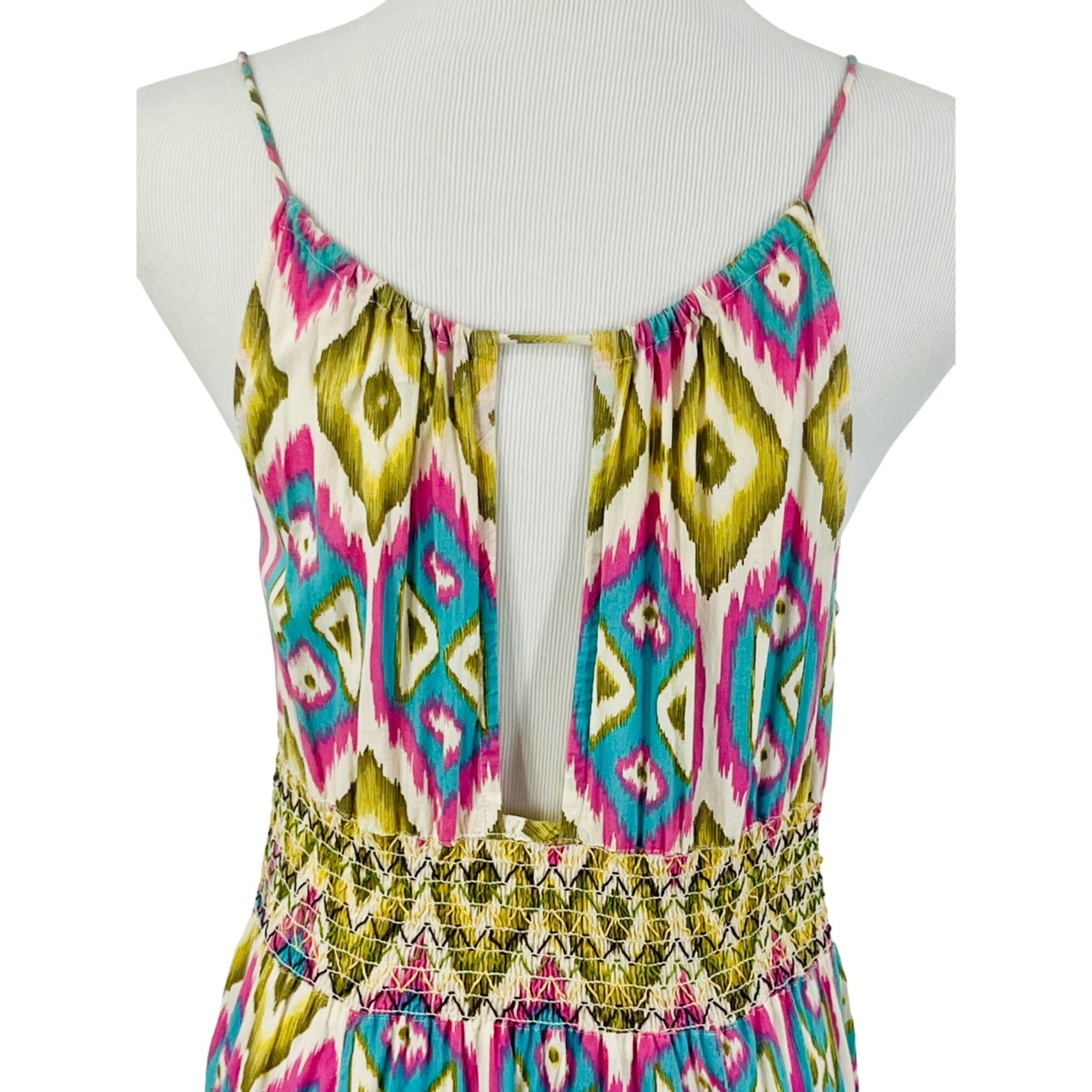 Other VTG Beaded Multicolored Maxi Dress | Boho Coastal Cowgirl Wh Size M / US 6-8 / IT 42-44 - 9 Thumbnail