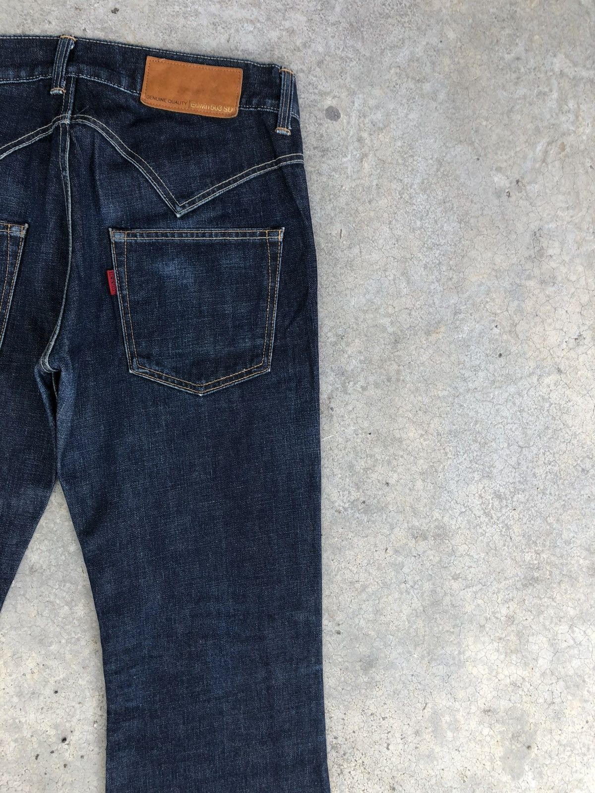 If Six Was Nine Japanese Edwin Flared Jeans Distressed Jeans Size US 32 / EU 48 - 10 Thumbnail