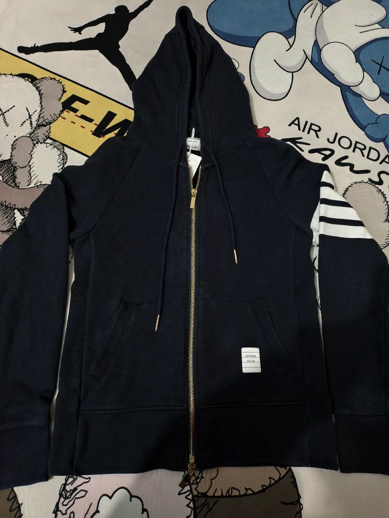 Thom Browne Thom Browne Zippered hoodie Size US L / EU 52-54 / 3 - 1 Thumbnail