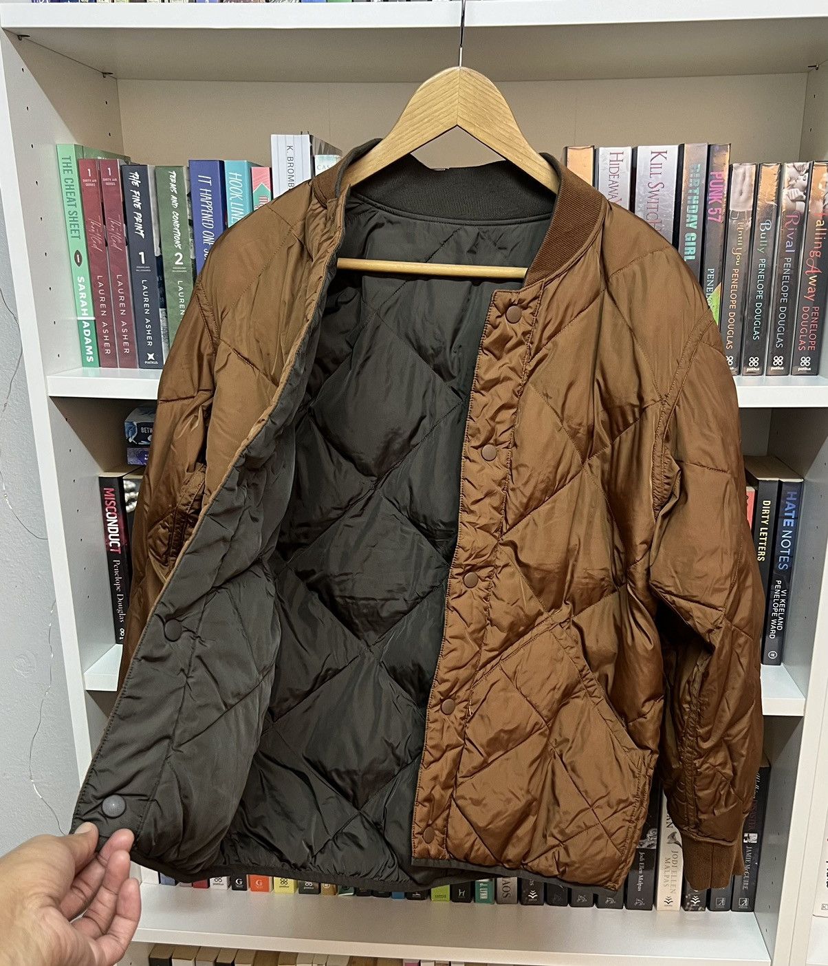 Christophe Lemaire Uniqlo Lemaire Revesible Bomber Jacket Size US S / EU 44-46 / 1 - 1 Thumbnail