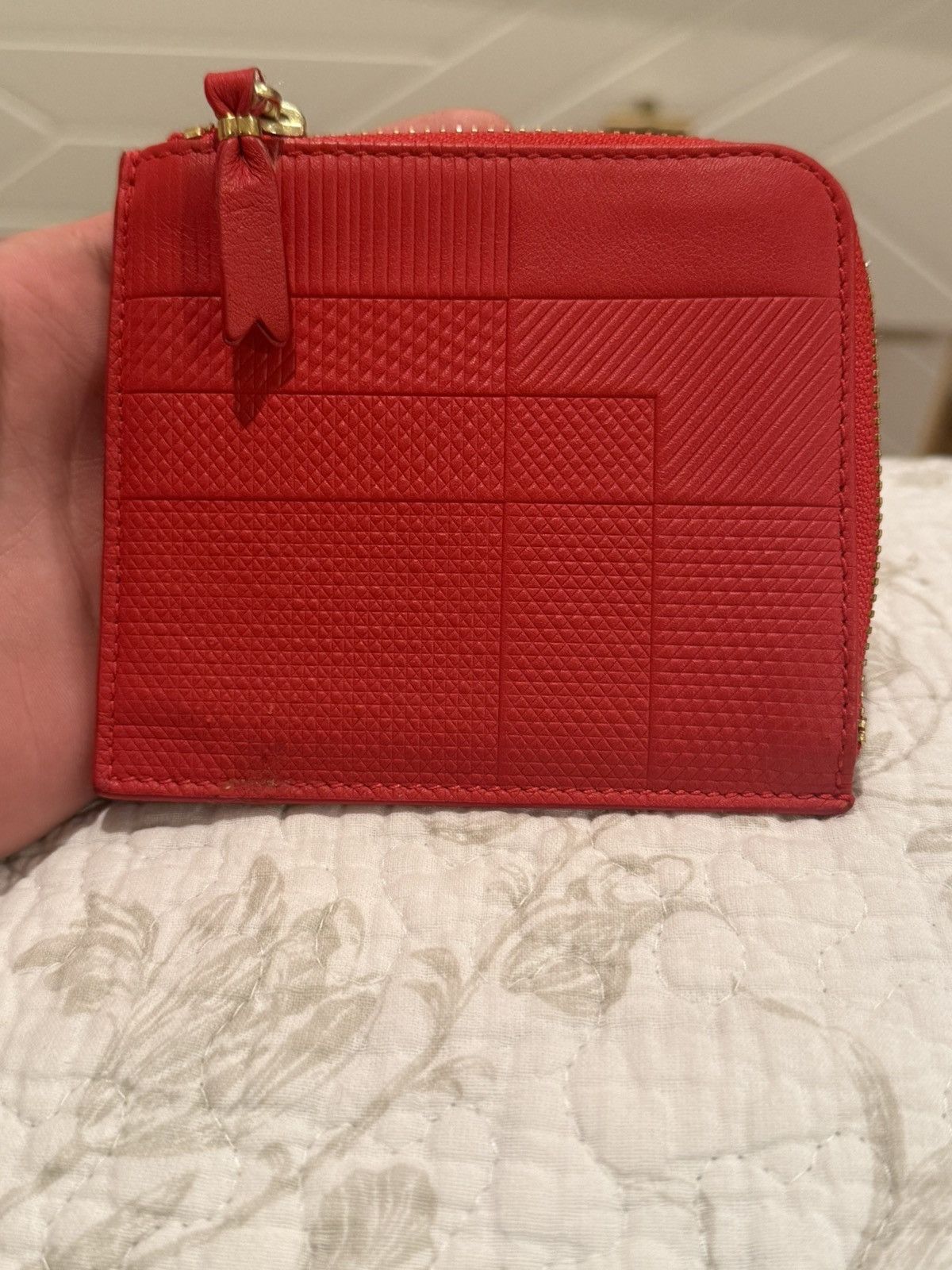 Comme des Garcons Red Comme Des Garçons zip up Wallet Size ONE SIZE - 1 Thumbnail