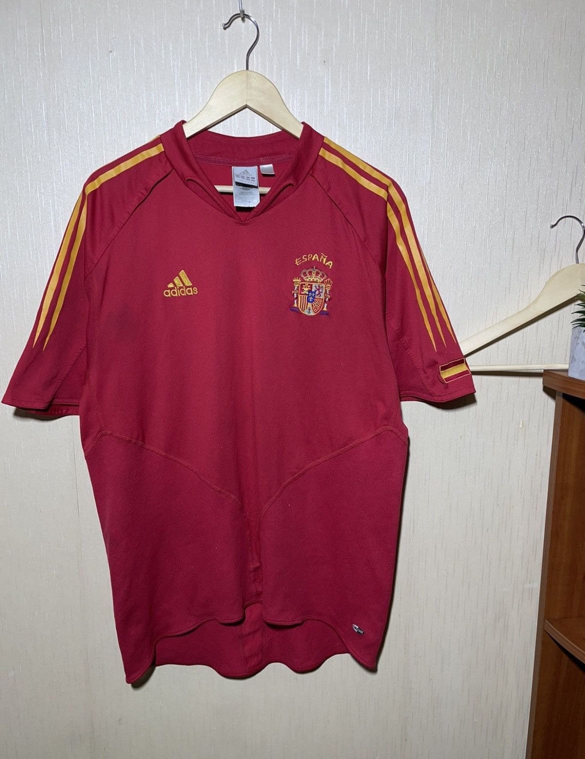 Adidas × Vintage Adidas Spain 2003 soccer jersey Size US L / EU 52-54 / 3 - 1 Thumbnail