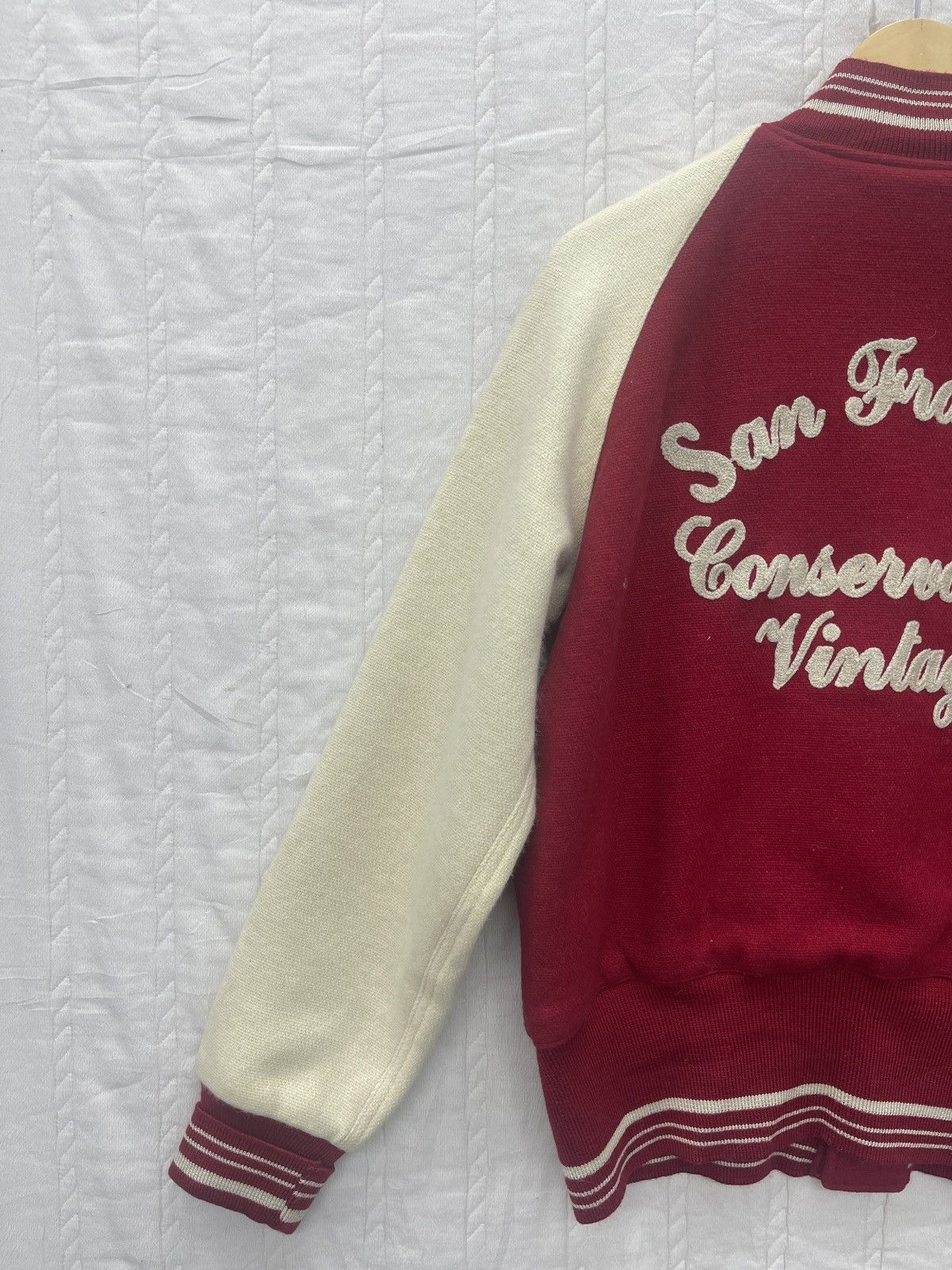 Japanese Brand × Vintage ARCHIVE💥SAN FRANCISCO CONSERVATION VARSITY JACKET Size US L / EU 52-54 / 3 - 2 Thumbnail