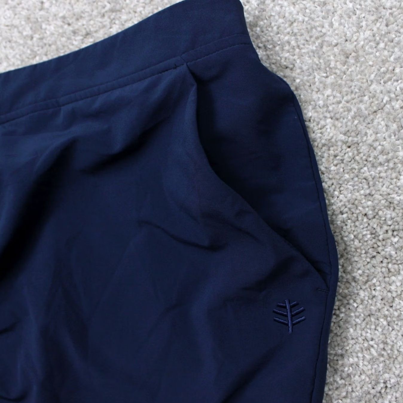 Vintage Coolibar Shorts Mens XL Blue 88% Polyester 12% Spandex UPF 50+ Flat Front Inseam 15" Pockets Stretch Casual Beach Regular Mens XL Blue Size US 36 / EU 52 - 7 Thumbnail