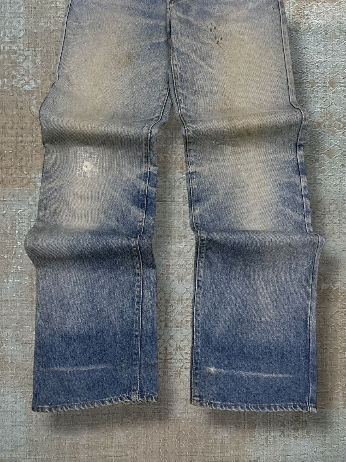 Wrangler Vintage 1990s Designer Wrangler Distressed Mudwash Denim Size US 29 - 5 Thumbnail