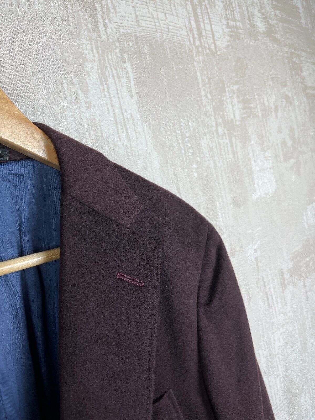 Gianfranco Ferre Gianfranco FERRE 100% Cashmere Blazer Sport Coat Burgundy Size 42R - 10 Thumbnail