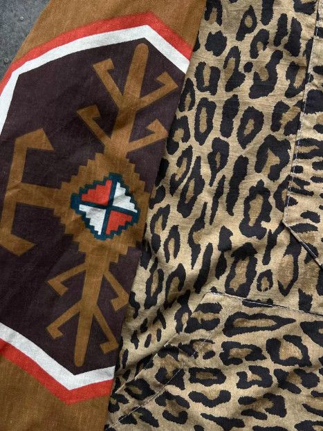 Takahiromiyashita The Soloist. TAKAHIROMIYASHITA TheSoloist. Leopard Print Hooded Pullover Size US L / EU 52-54 / 3 - 6 Thumbnail
