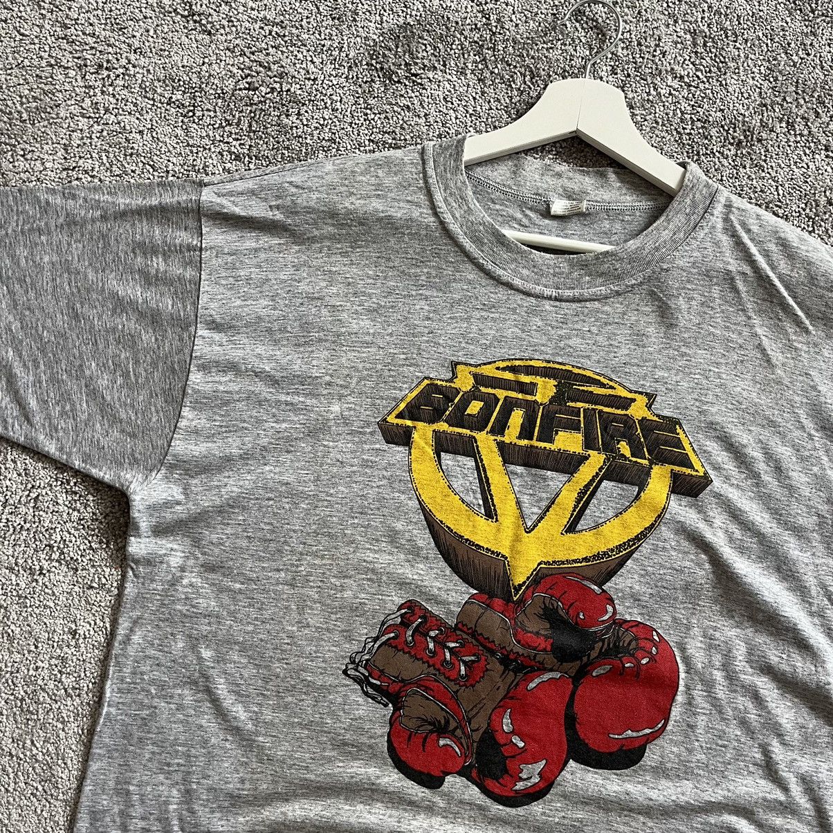 Bonfire Vintage 1991-1992 Bonfire Tour T-Shirt Size US XL / EU 56 / 4 - 2 Thumbnail