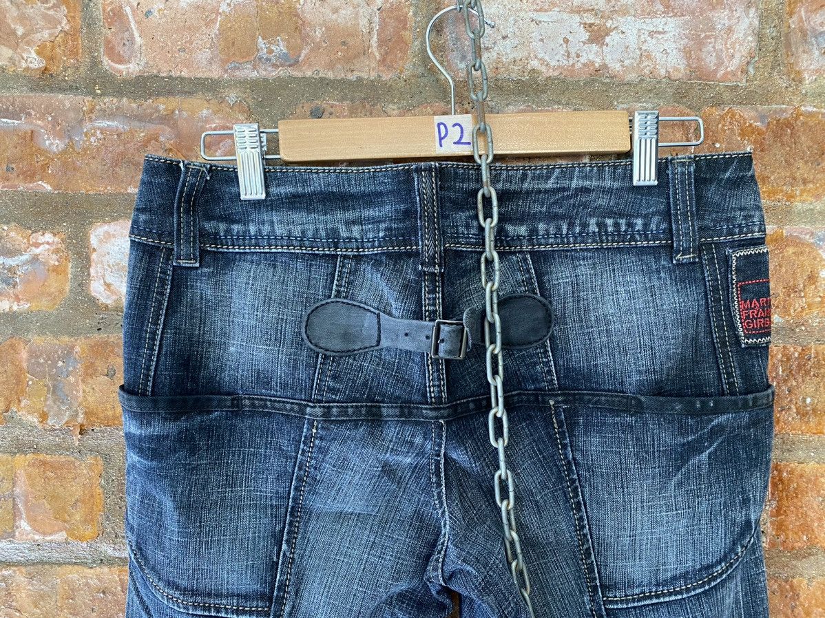 JNCO × Japanese Brand × Marithe + Francois Girbaud 2000s MFG Wide Leg Flare baggy denim Size 31" - 10 Thumbnail