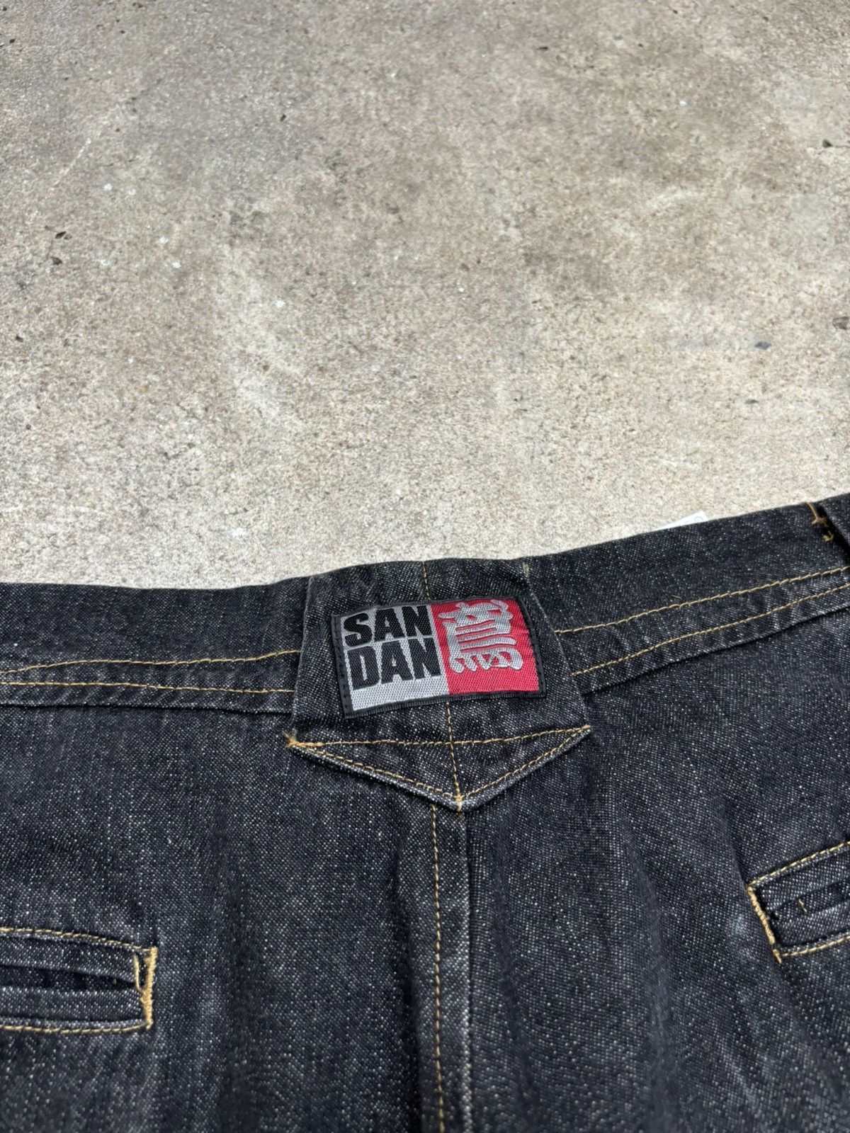Japanese Brand SAN DAN TOBI DENIM JEANS PANTS JAPANESE WORKWEAR Size US 33 - 19 Thumbnail