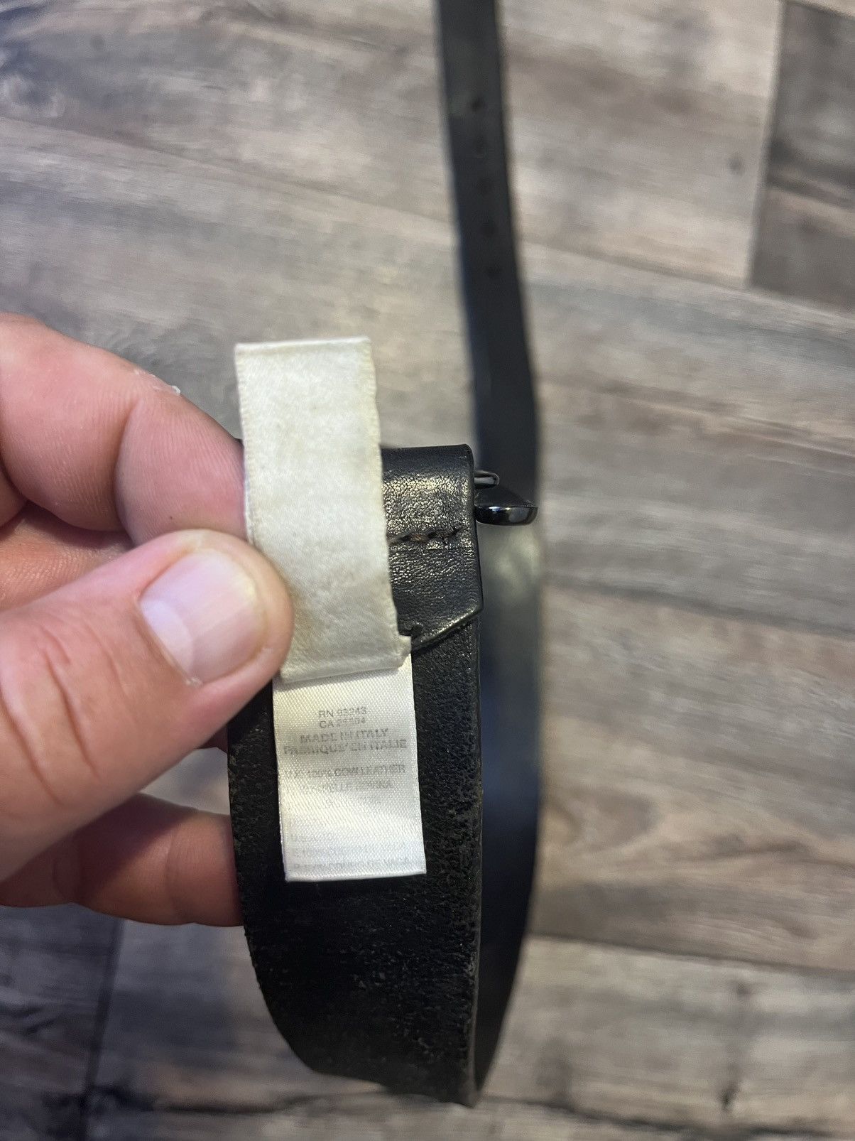 Diesel Vintage Diesel Avant Garde Brown Leather Belt D-Buckle Italy Size ONE SIZE - 9 Thumbnail
