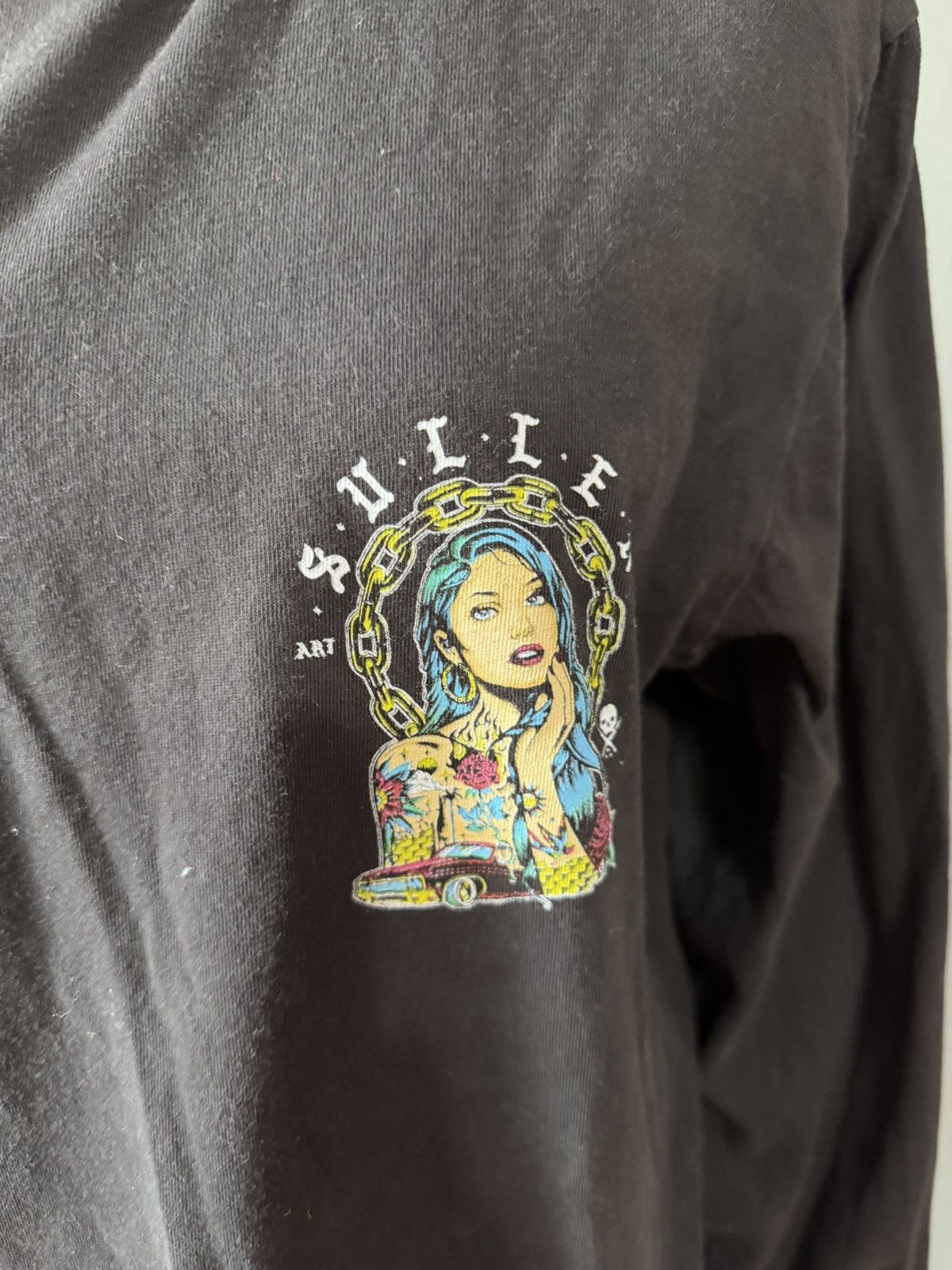 Other Sullen Art Collective black graphic tatted lady hoodie large Size US L / EU 52-54 / 3 - 3 Thumbnail