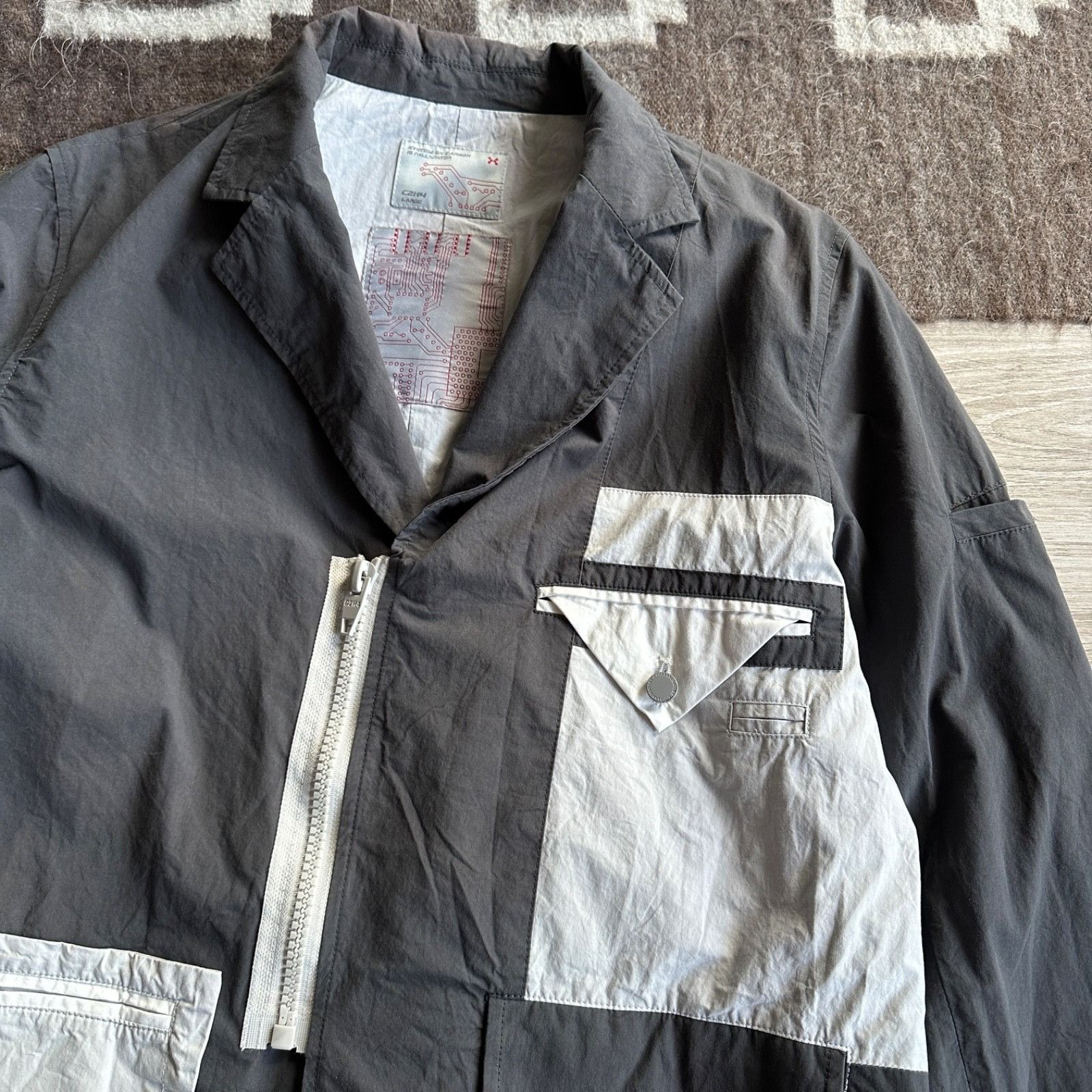 C2H4 C2H4 System on Carbon Asymmetric Pockets Jacket 9448AC Size US L / EU 52-54 / 3 - 3 Thumbnail