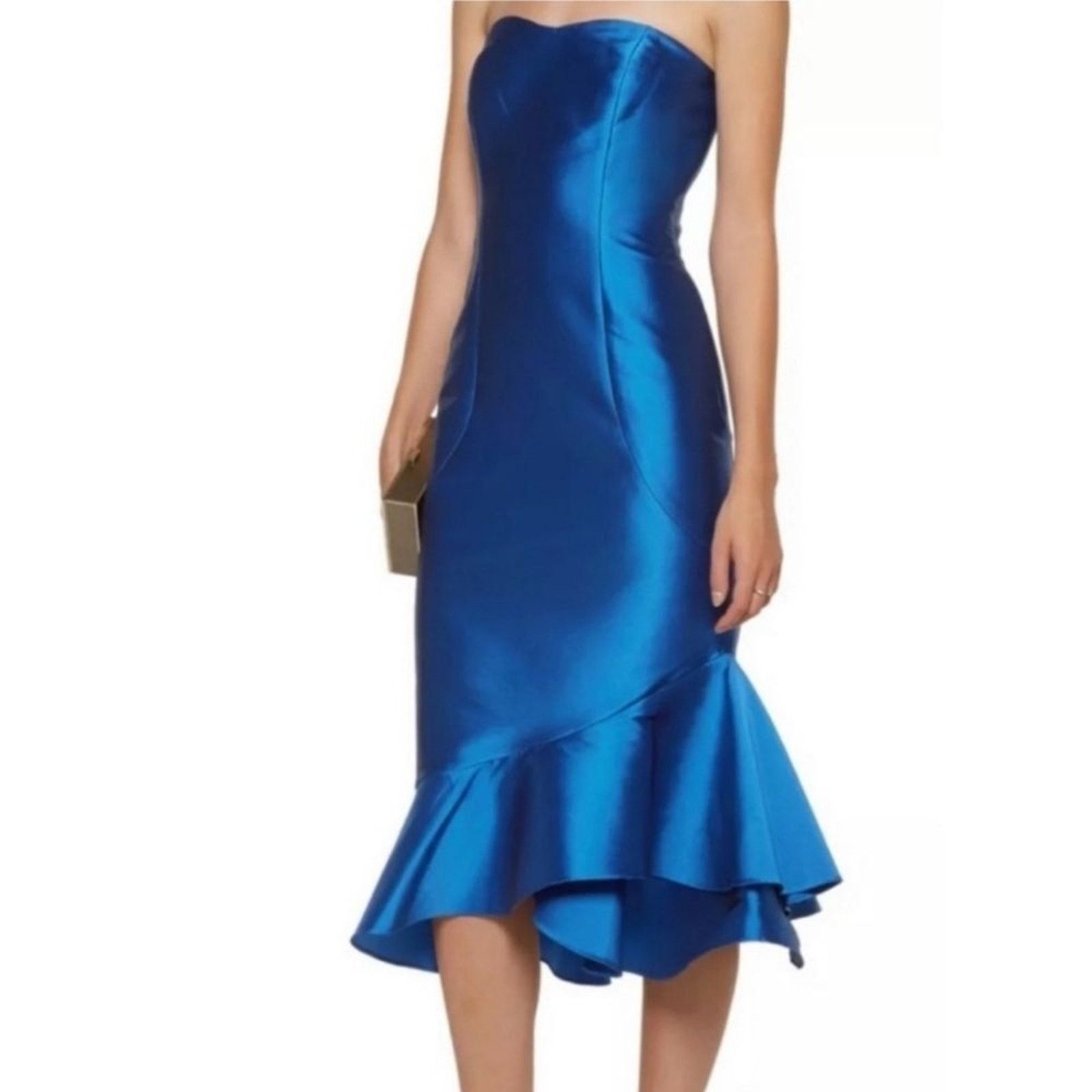princess polly baby blue dress Sachin & Babi Women's Blue Embellished Olivia Gown Dress main image 1