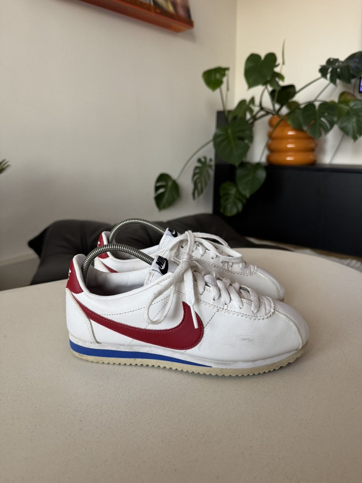 Nike Nike Cortez Basic “Forrest Gump” Leather Low Sneakers Hype Size US 7 / IT 37 - 2 Thumbnail