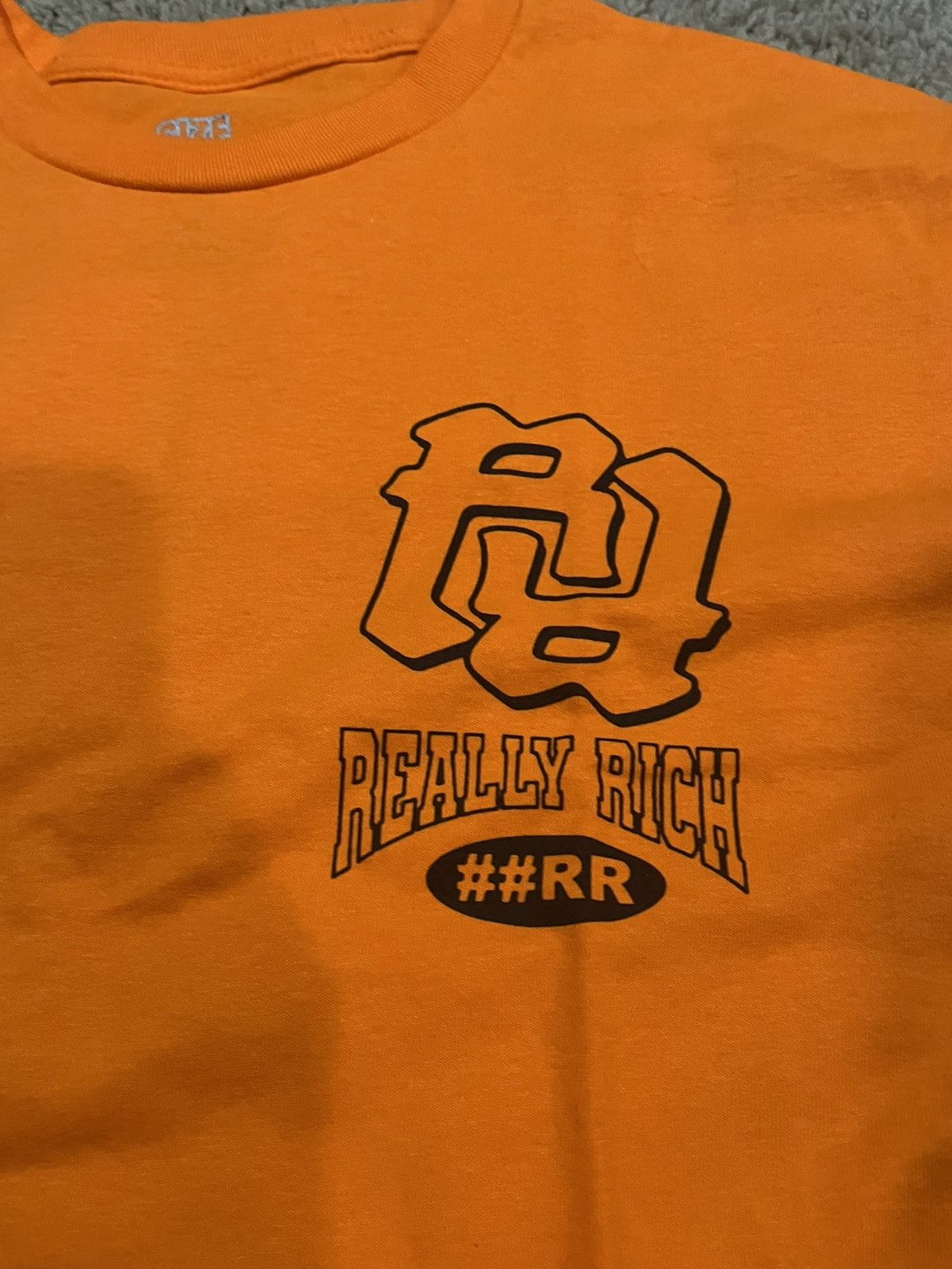 Japanese Brand × Rap Tees Classic Orange RR Tee Size US S / EU 44-46 / 1 - 2 Thumbnail