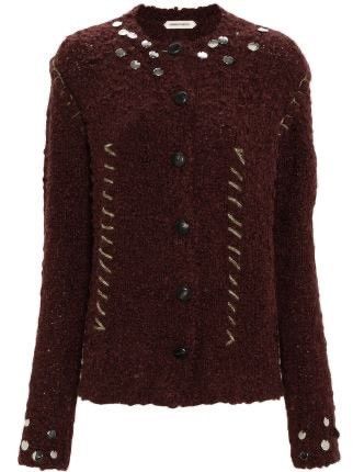 image of Namacheko Hankford Cardigan in Brown, Men's (Size Small)