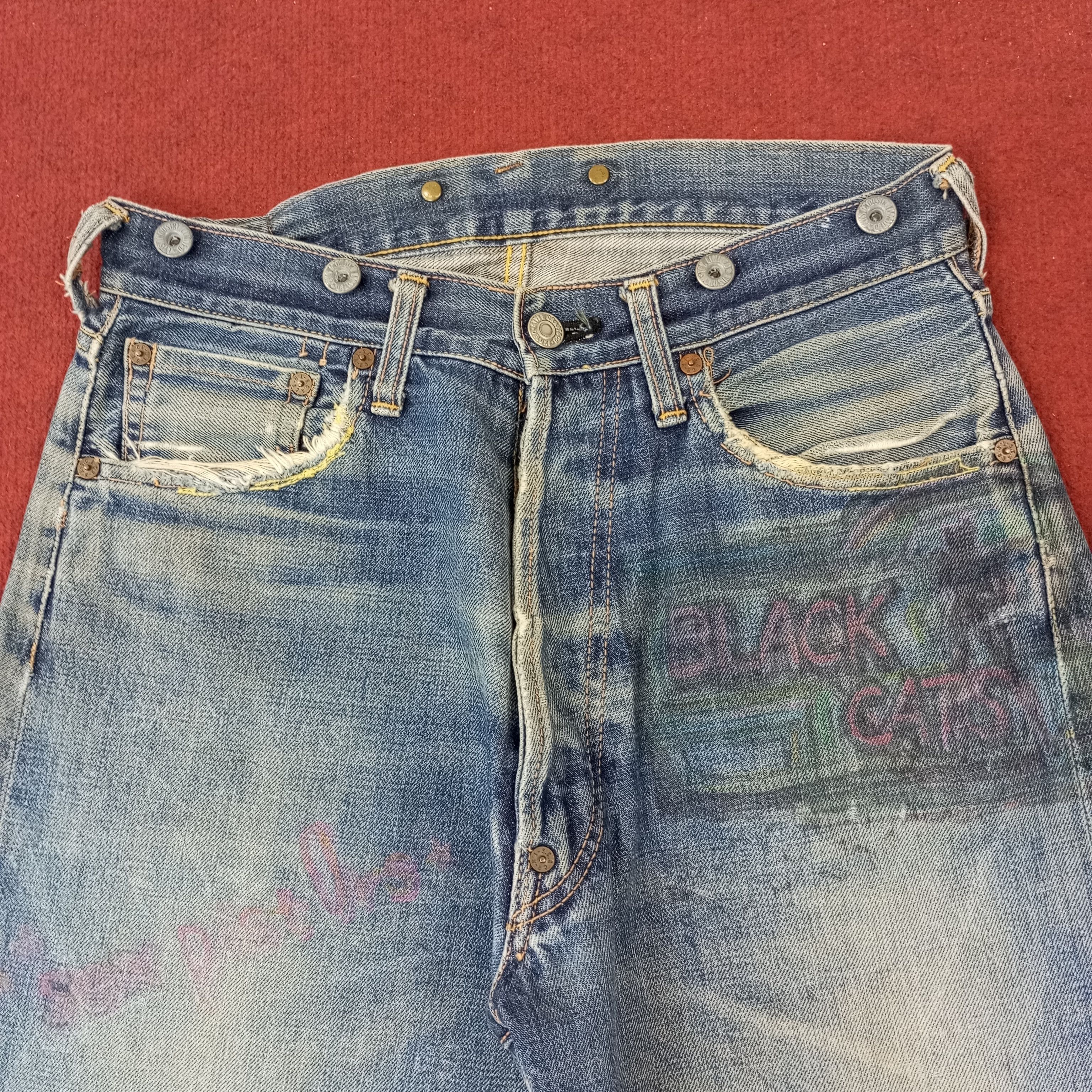 Japanese Brand × Vintage Evisu Fashion Style Streetwear Custom Daicock Jeans C217N25 Size US 28 / EU 44 - 5 Thumbnail