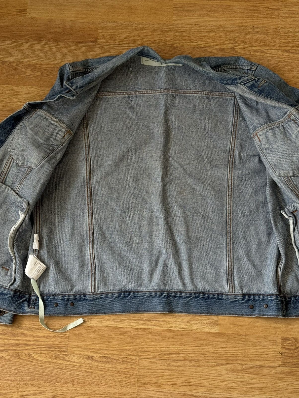 Off-White Off-White spray paint denim jacket Virgil Abloh 2017 Size US M / EU 48-50 / 2 - 7 Thumbnail