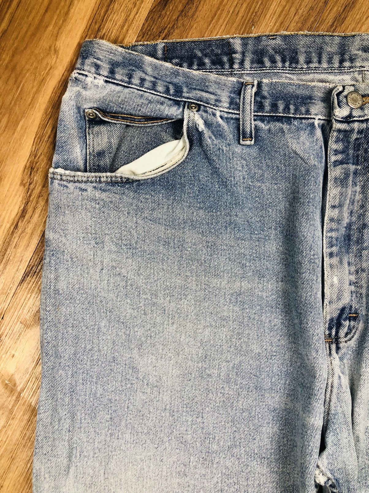 Wrangler Wrangler Jeans Light Wash Custom Art Denim (40) Size US 42 / EU 58 - 7 Thumbnail