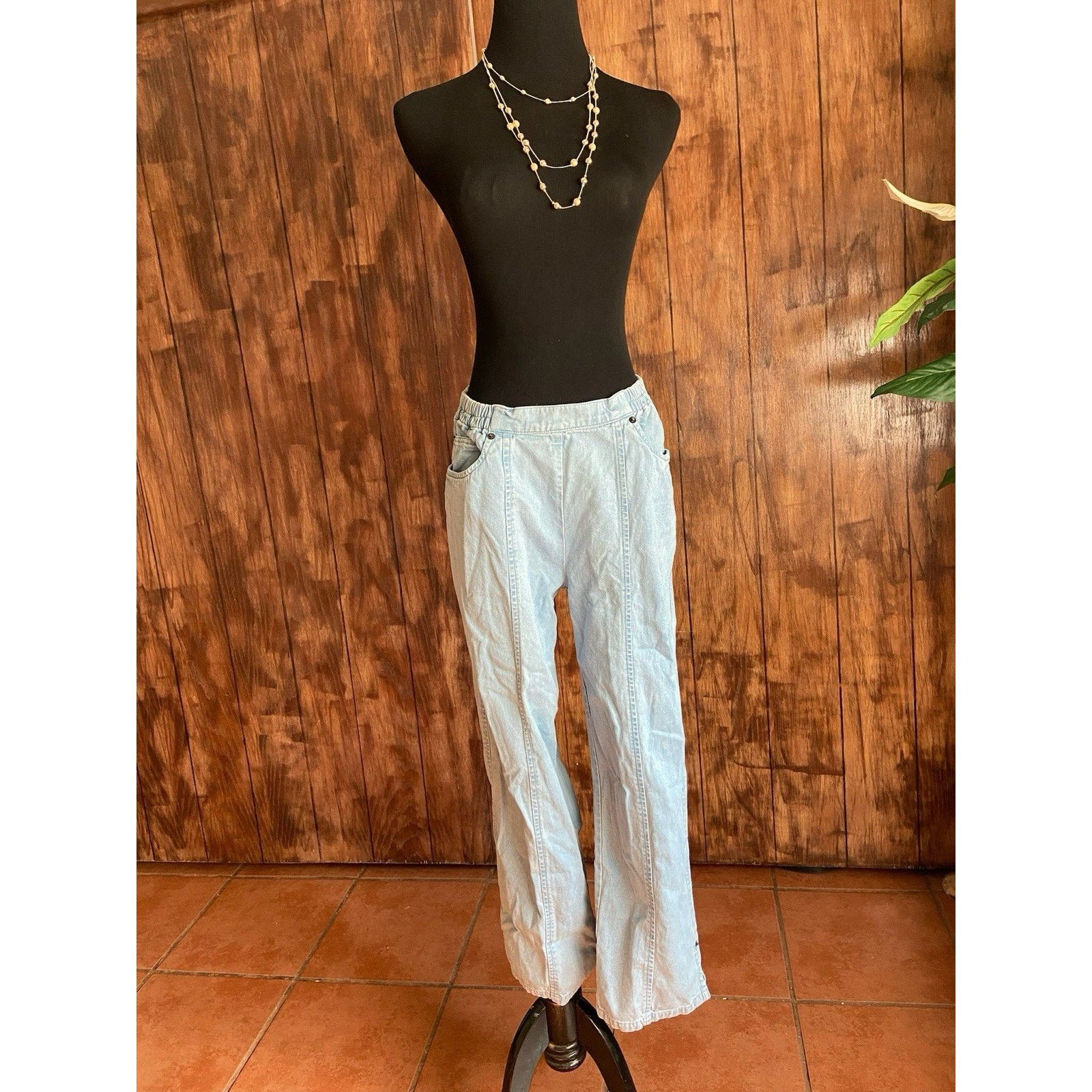 Ecco Women’s Blue Eccobay Pants Size: Small High Waisted Pockets Size 28" / US 6 / IT 42 - 1 Thumbnail