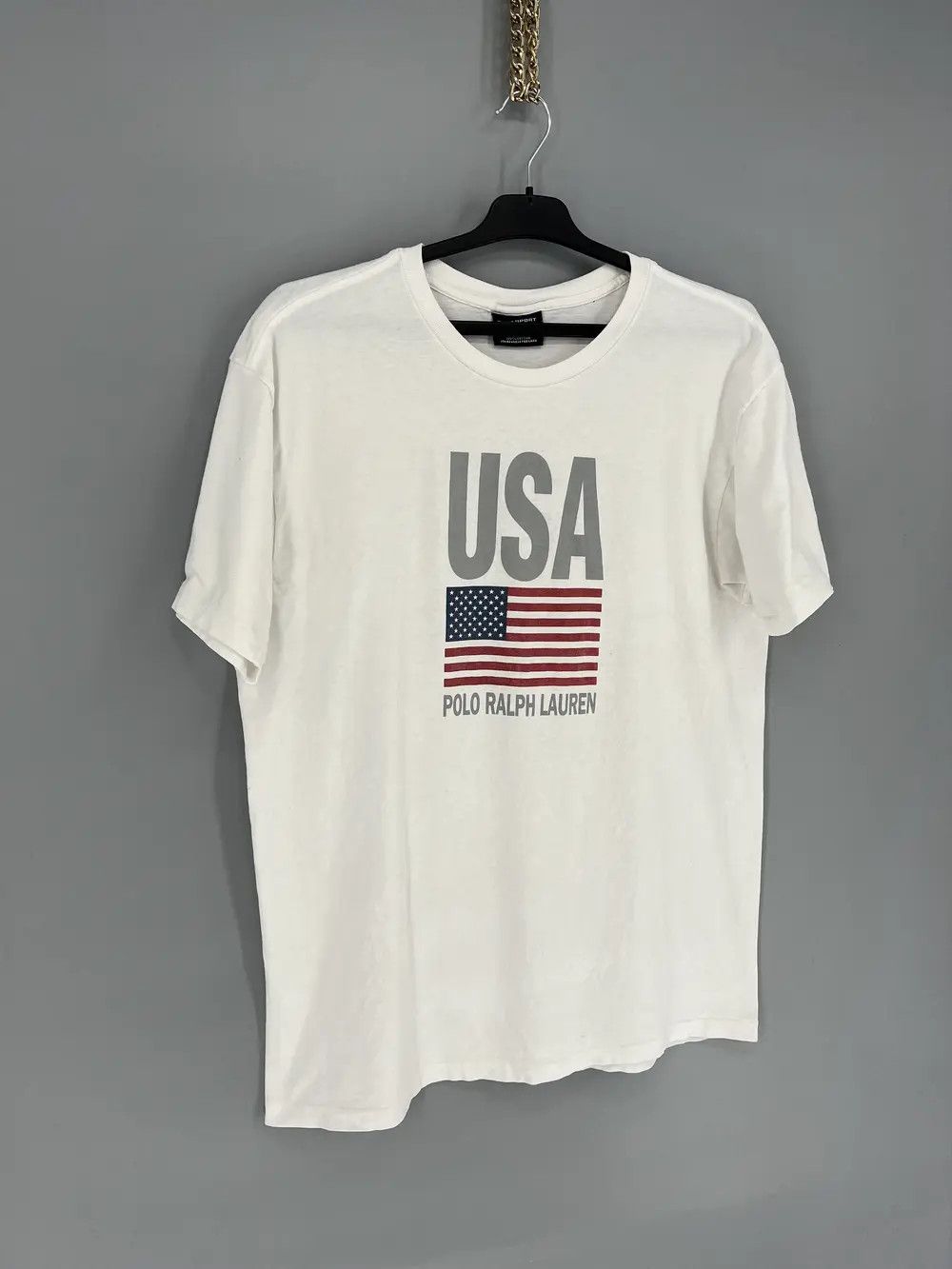 Polo Ralph Lauren Vintage Polo Sport Ralph Lauren USA Flag Shirt atlanta 1996 Size US M / EU 48-50 / 2 - 2 Thumbnail