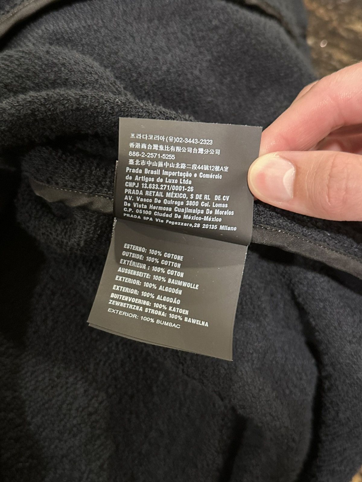 Prada Prada Spugna Terry Towel Dark Navy Bowling Button Up Shirt Size US M / EU 48-50 / 2 - 13 Thumbnail