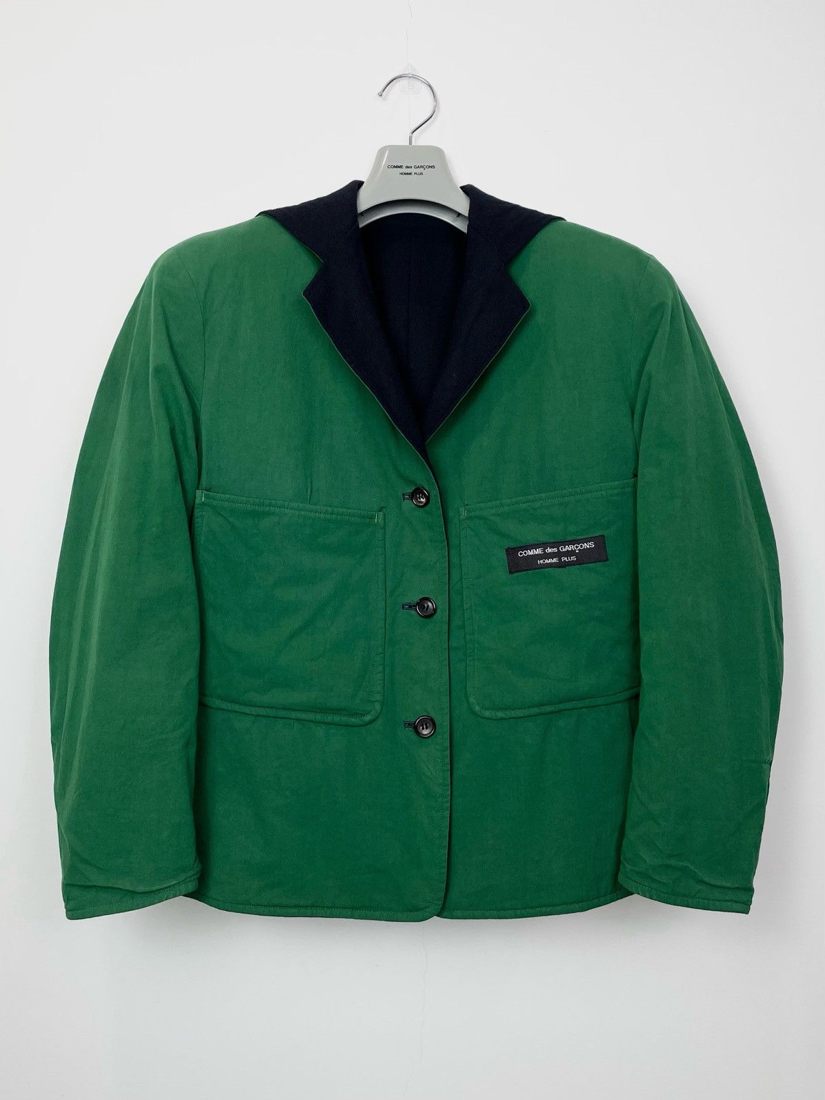 Comme des Garcons Homme Plus AW1987 Comme des Garcons Homme Plus Reversible Hooded Jacket Size US S / EU 44-46 / 1 - 6 Thumbnail