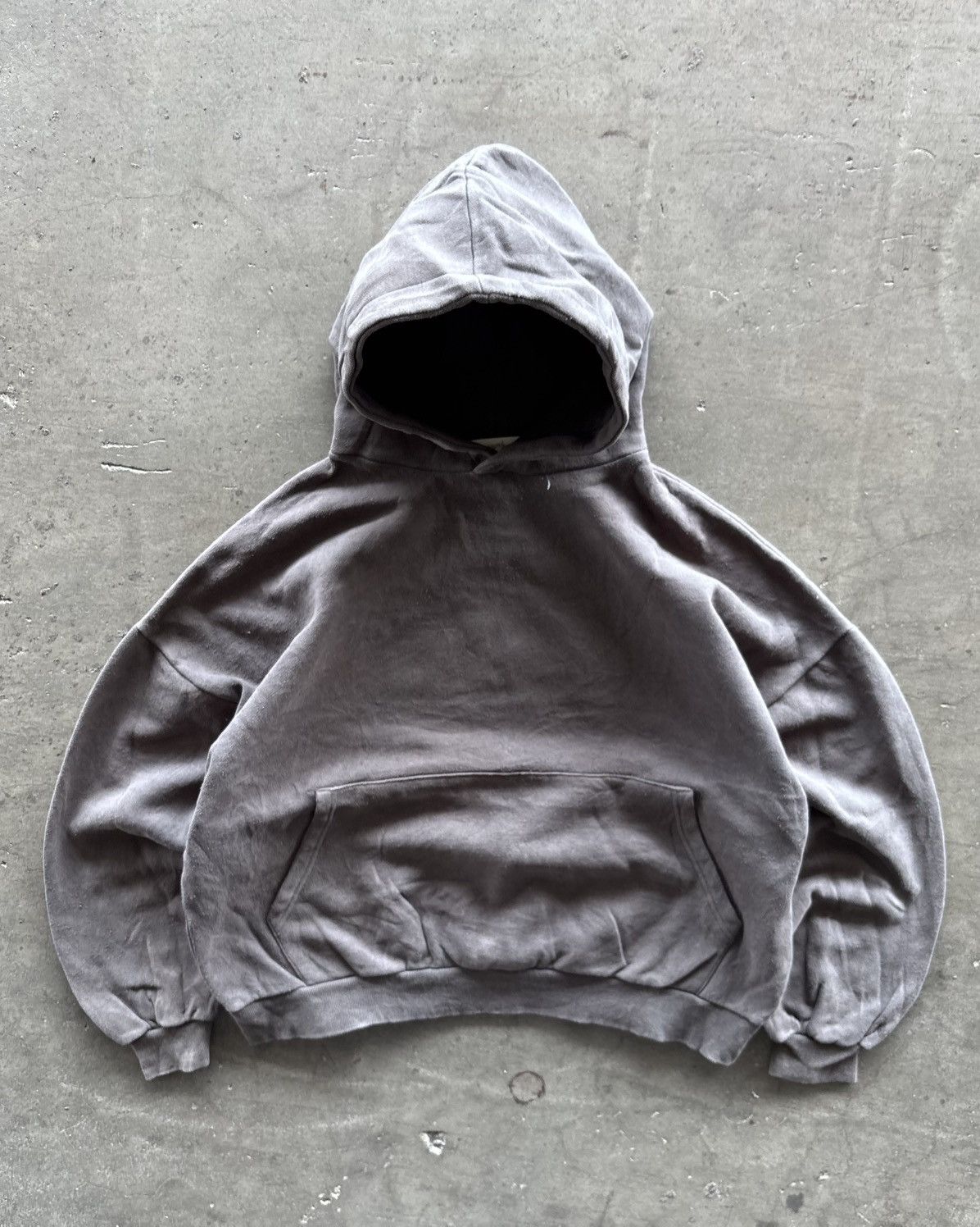 If Six Was Nine 2000s Heavyweight Slate Grey Boxy Hoodie Size US XL / EU 56 / 4 - 1 Thumbnail