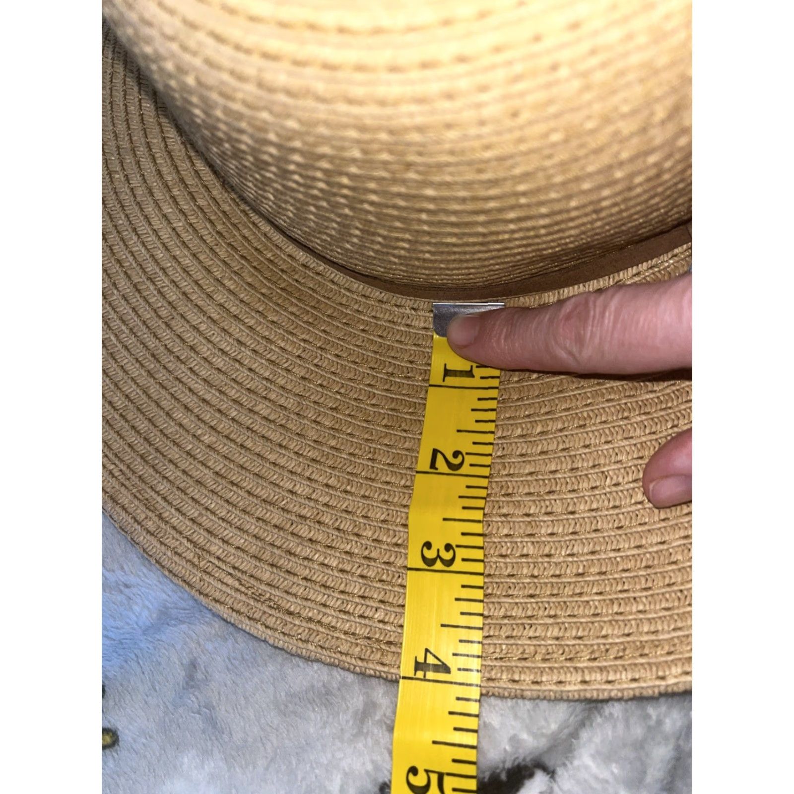 Vintage Connor Handmade 4” Wide Brim Natural Fibers Sun Hat For Camping Kayaking Garden Size ONE SIZE - 2 Thumbnail