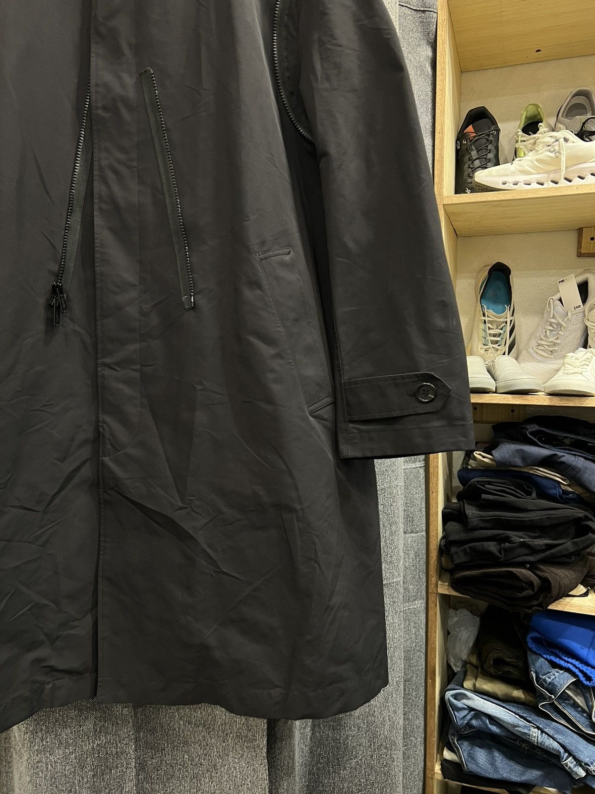 Undercover Jun Takahashi - The Shepherd Trench Coat - Japan in Black, Men's (Size L) — image 4 of 6