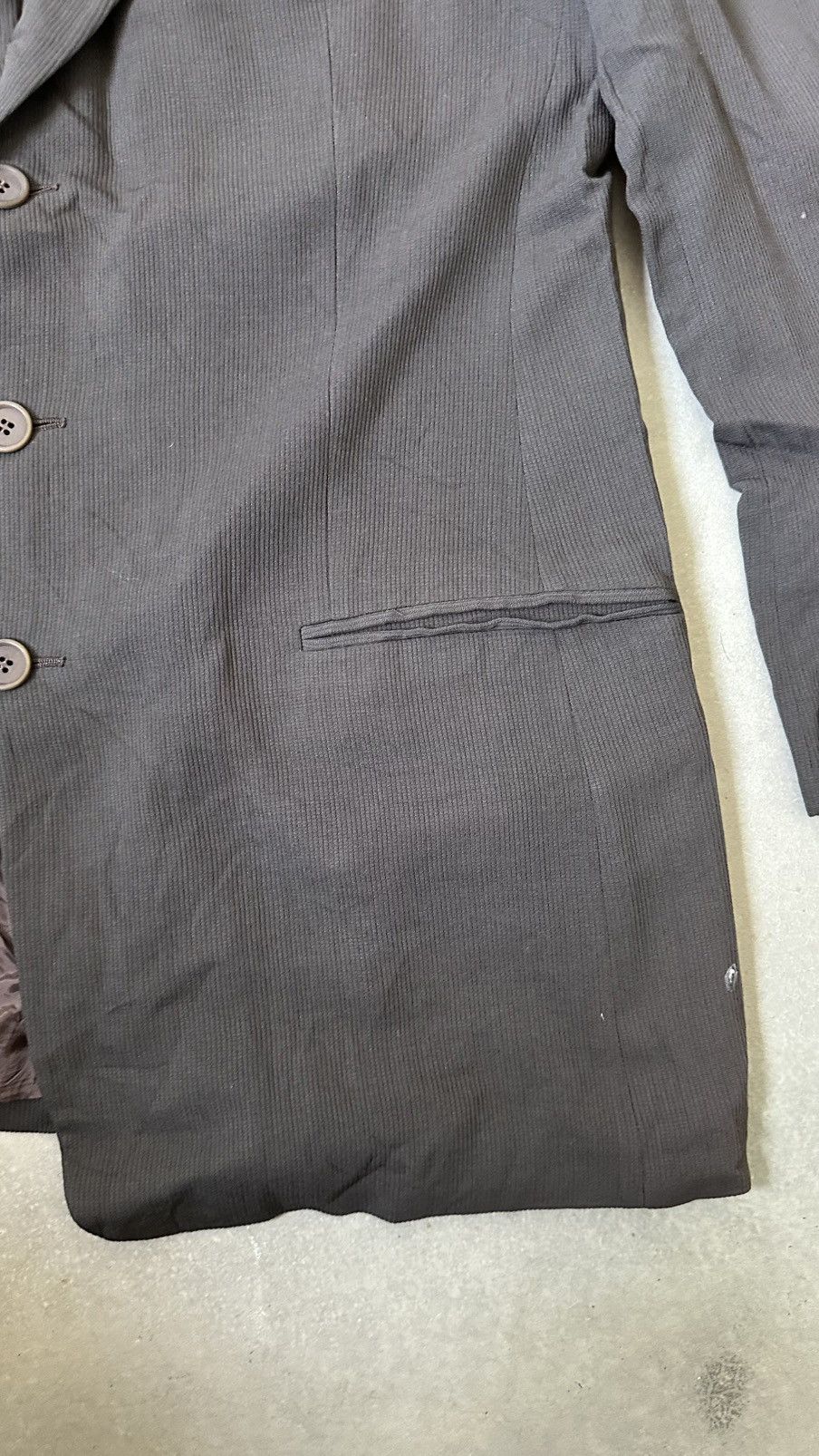 Vintage VINTAGE EMPORIO ARMANI MADE IN ITALY BLAZER Size 36S - 3 Thumbnail
