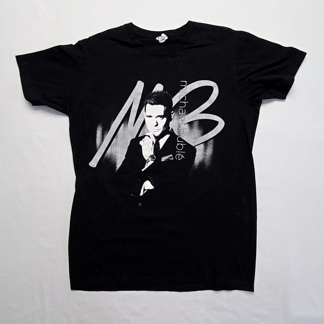 & Other Stories Michael Bublé Concert Shirt Optima Black 2013 Tour M Tee Size US M / EU 48-50 / 2 - 1 Thumbnail