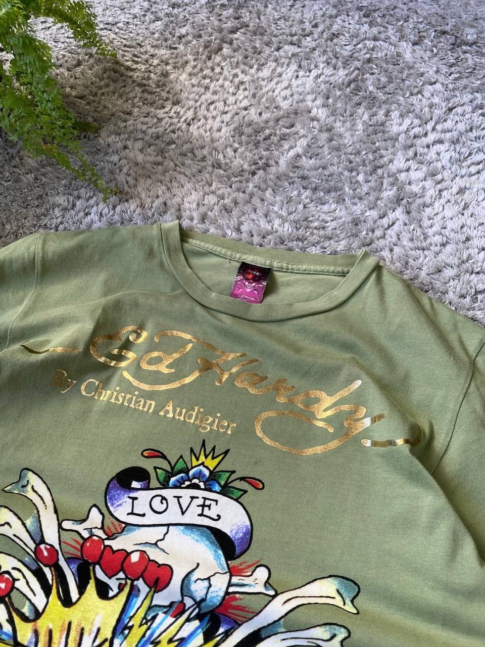 Christian Audigier × Ed Hardy Ed Hardy T-Shirt Christian Audigier Streetwear Y2k Big Logo Size US M / EU 48-50 / 2 - 3 Thumbnail