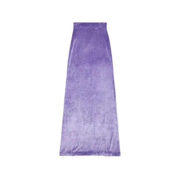 o1mt1gz0924 Maxi Skirt in Purple